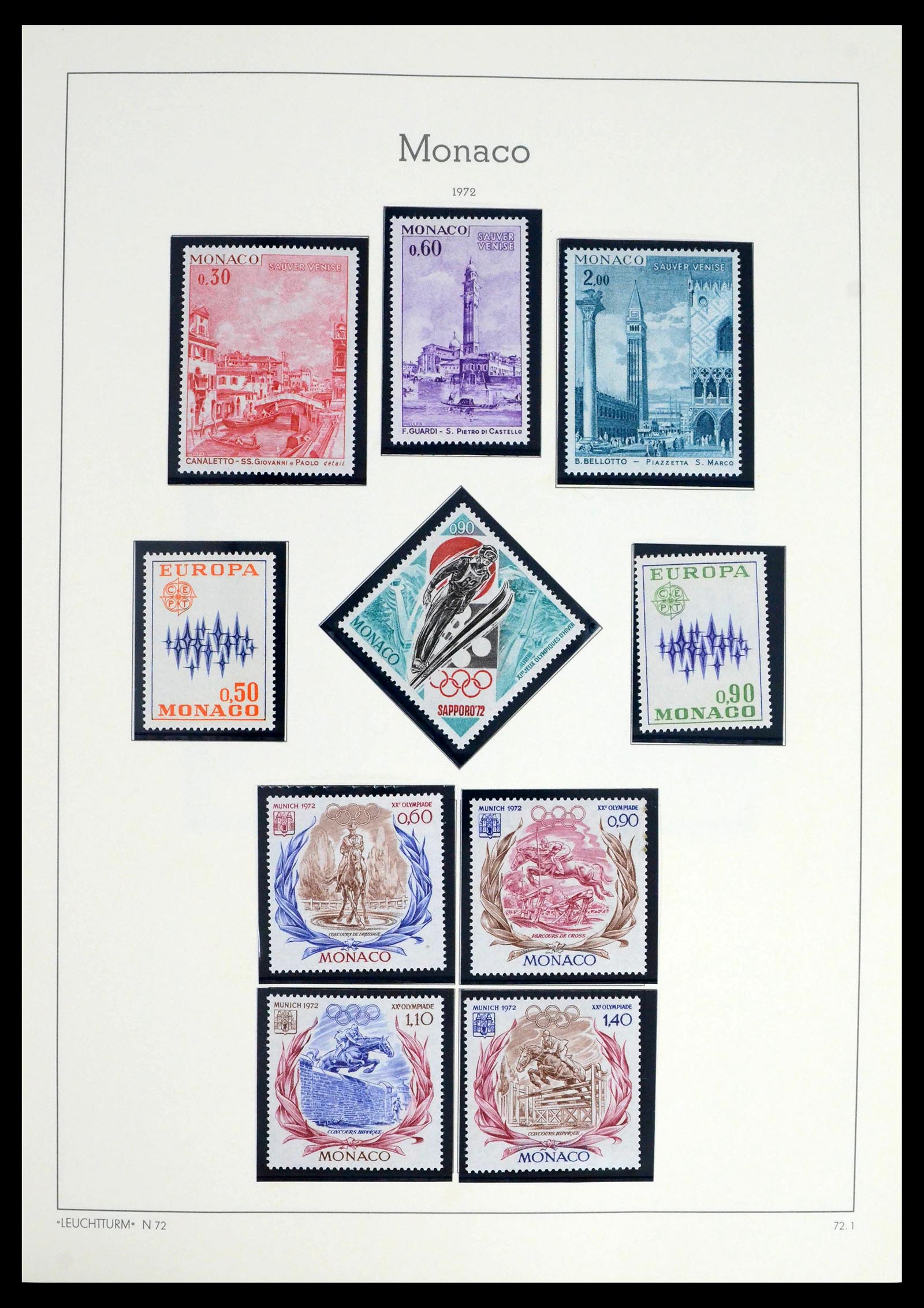 39392 0108 - Postzegelverzameling 39392 Monaco 1885-1999.