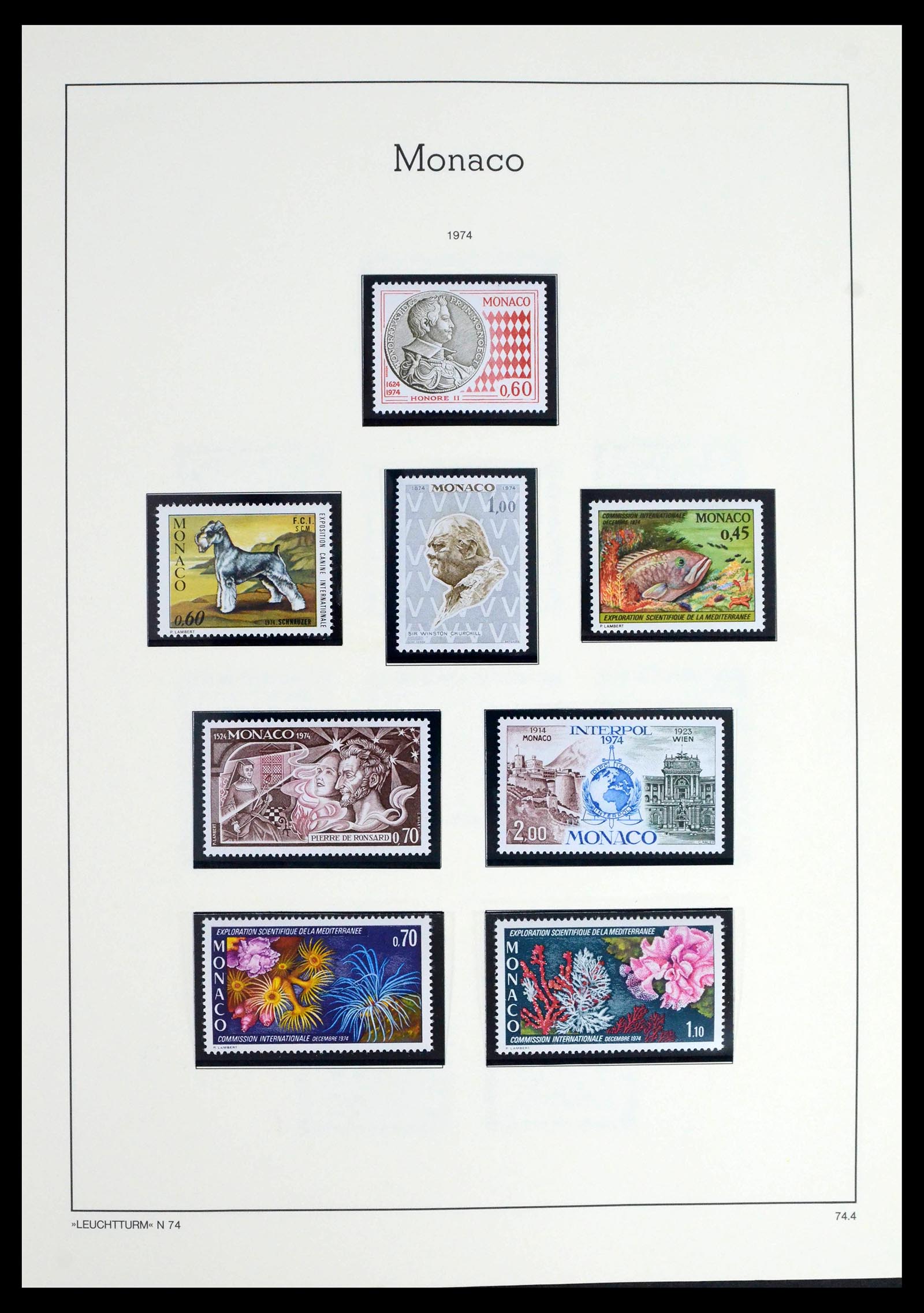 39392 0121 - Postzegelverzameling 39392 Monaco 1885-1999.