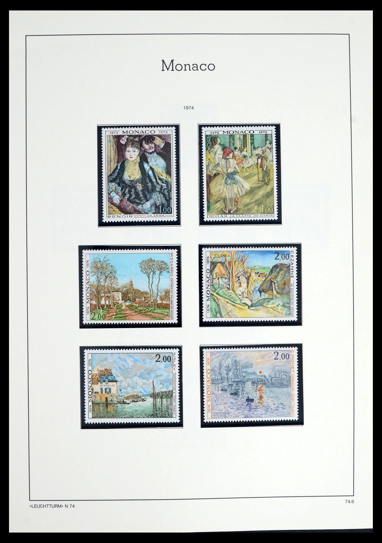 39392 0123 - Postzegelverzameling 39392 Monaco 1885-1999.