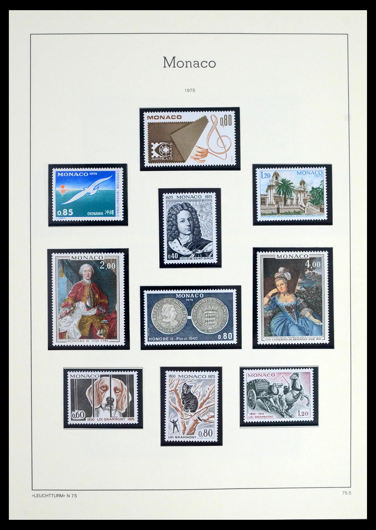 39392 0128 - Postzegelverzameling 39392 Monaco 1885-1999.