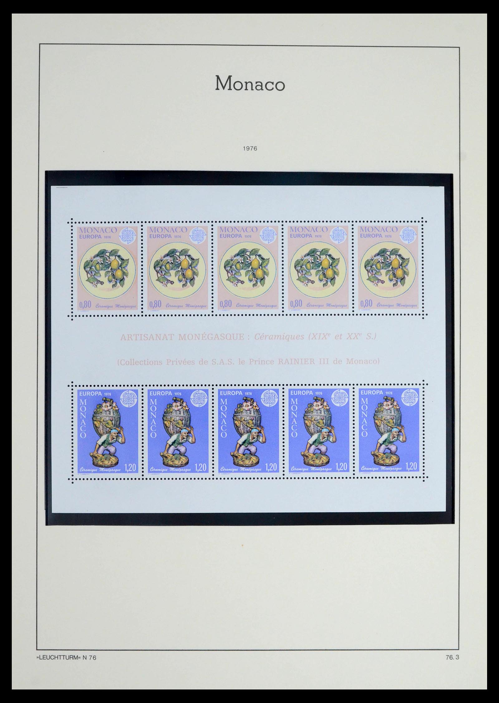 39392 0133 - Postzegelverzameling 39392 Monaco 1885-1999.