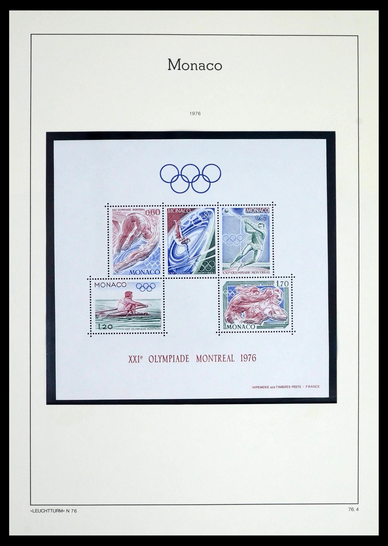 39392 0134 - Postzegelverzameling 39392 Monaco 1885-1999.
