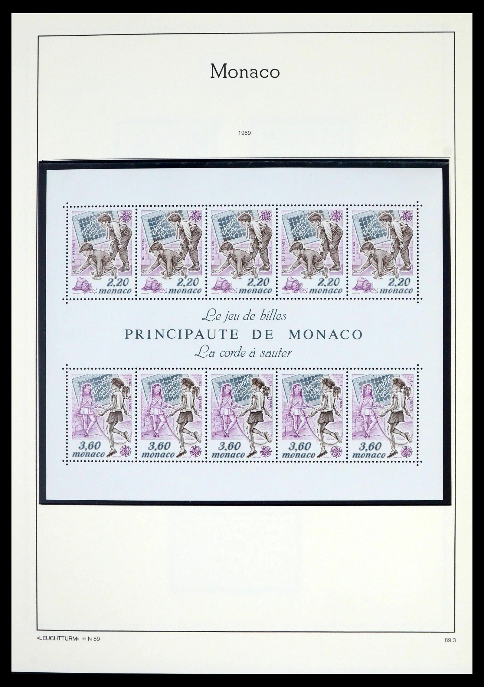 39392 0229 - Postzegelverzameling 39392 Monaco 1885-1999.