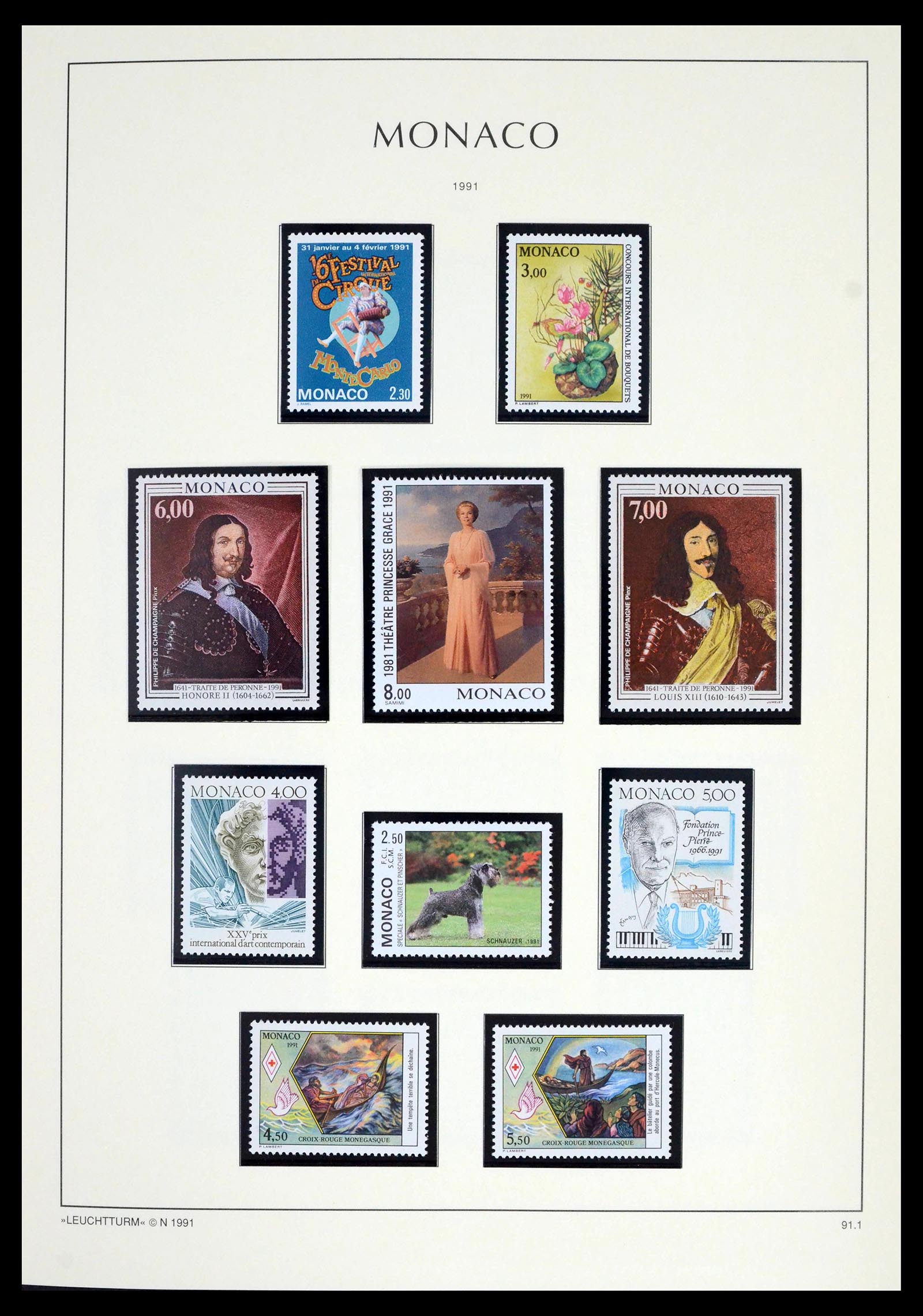 39392 0241 - Postzegelverzameling 39392 Monaco 1885-1999.