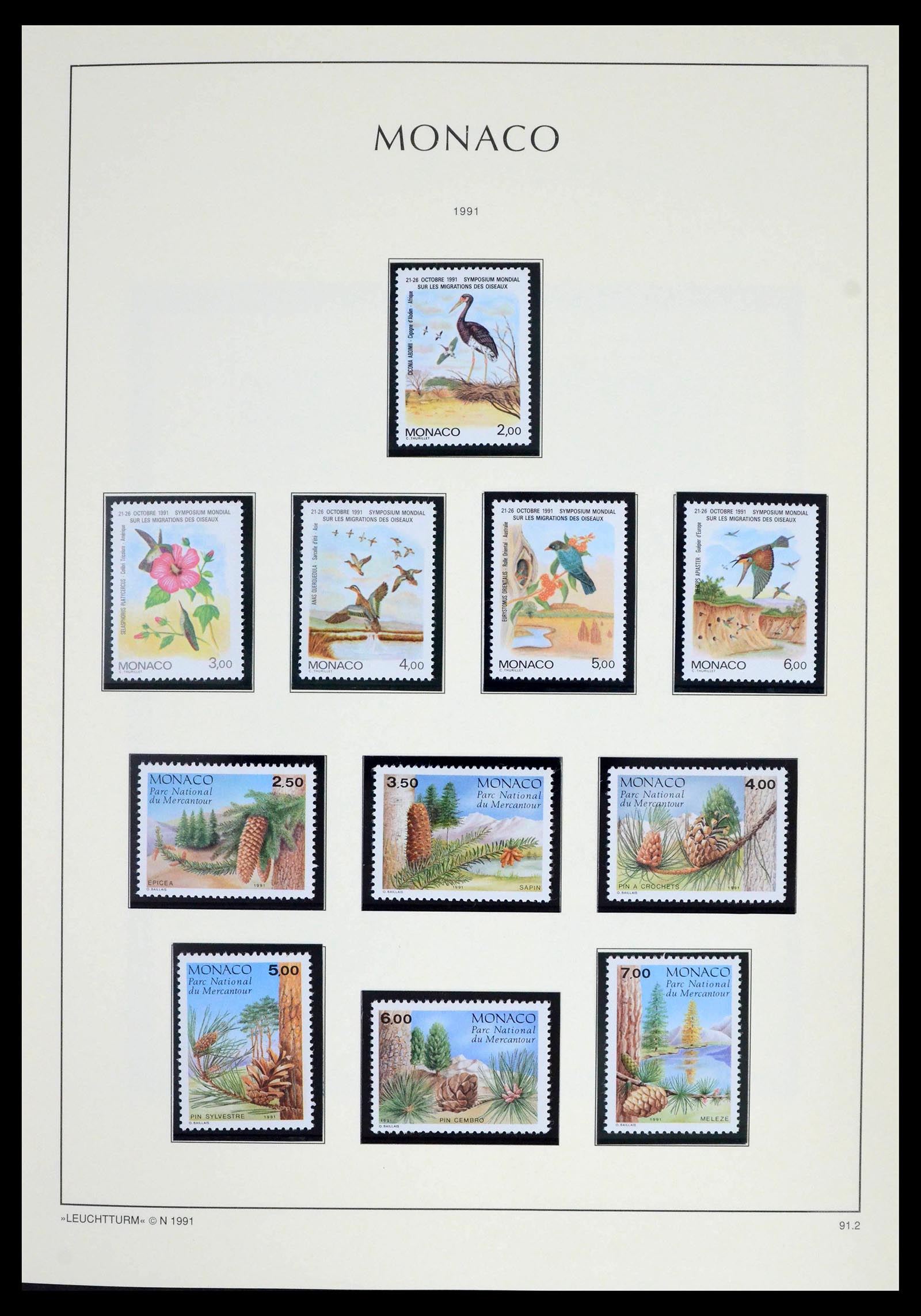39392 0242 - Postzegelverzameling 39392 Monaco 1885-1999.