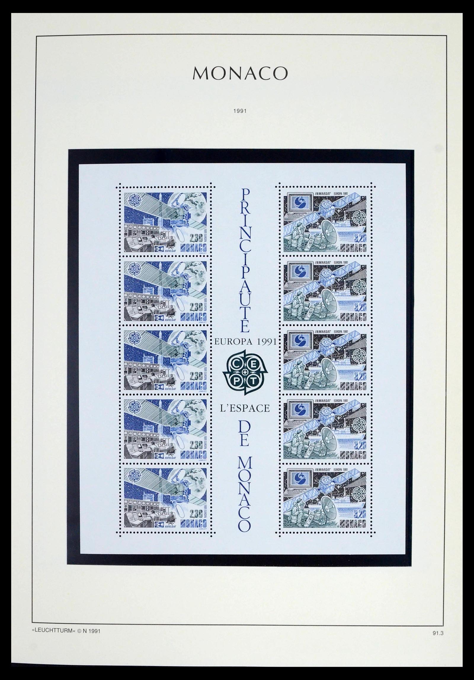 39392 0243 - Postzegelverzameling 39392 Monaco 1885-1999.