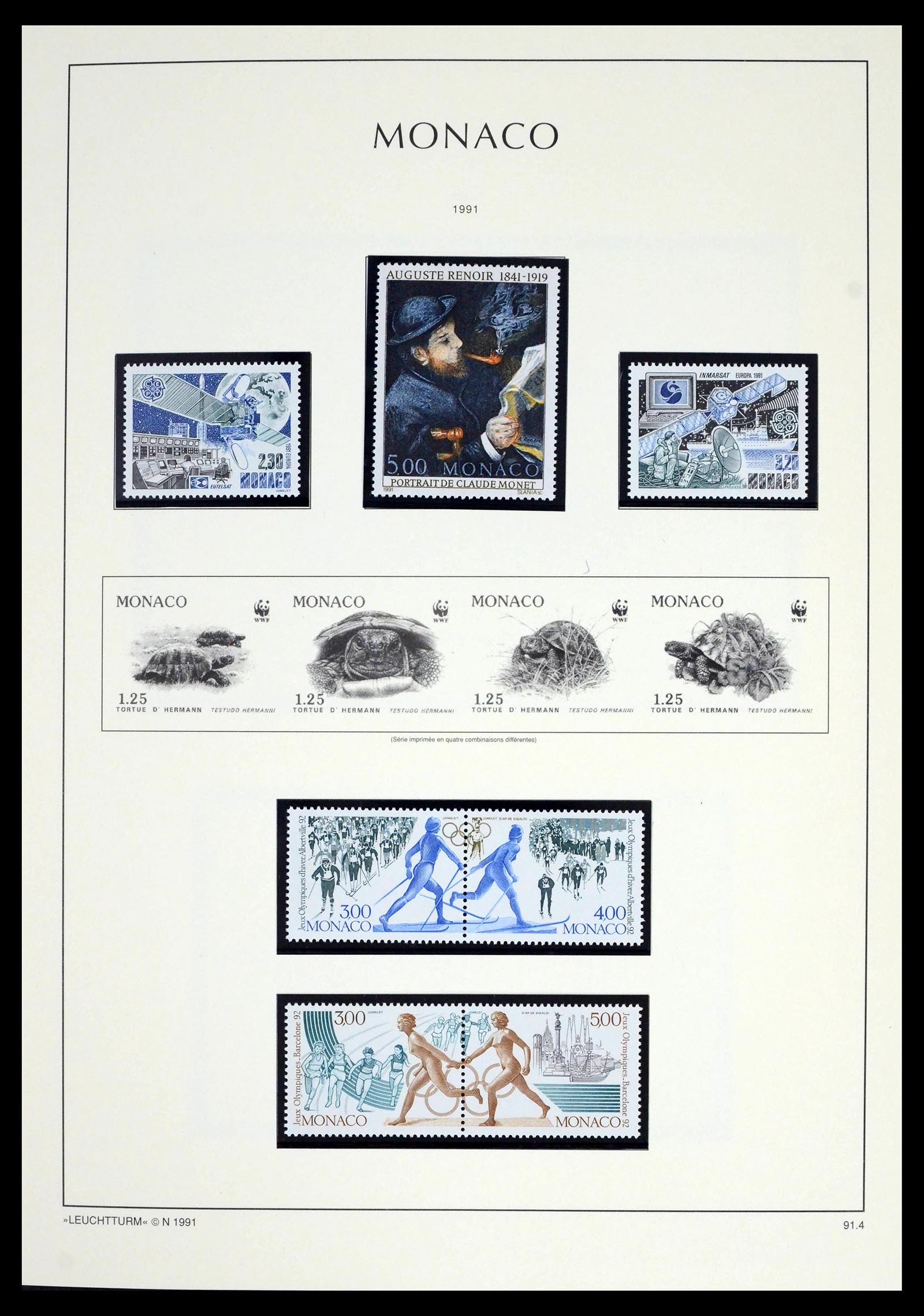 39392 0245 - Postzegelverzameling 39392 Monaco 1885-1999.