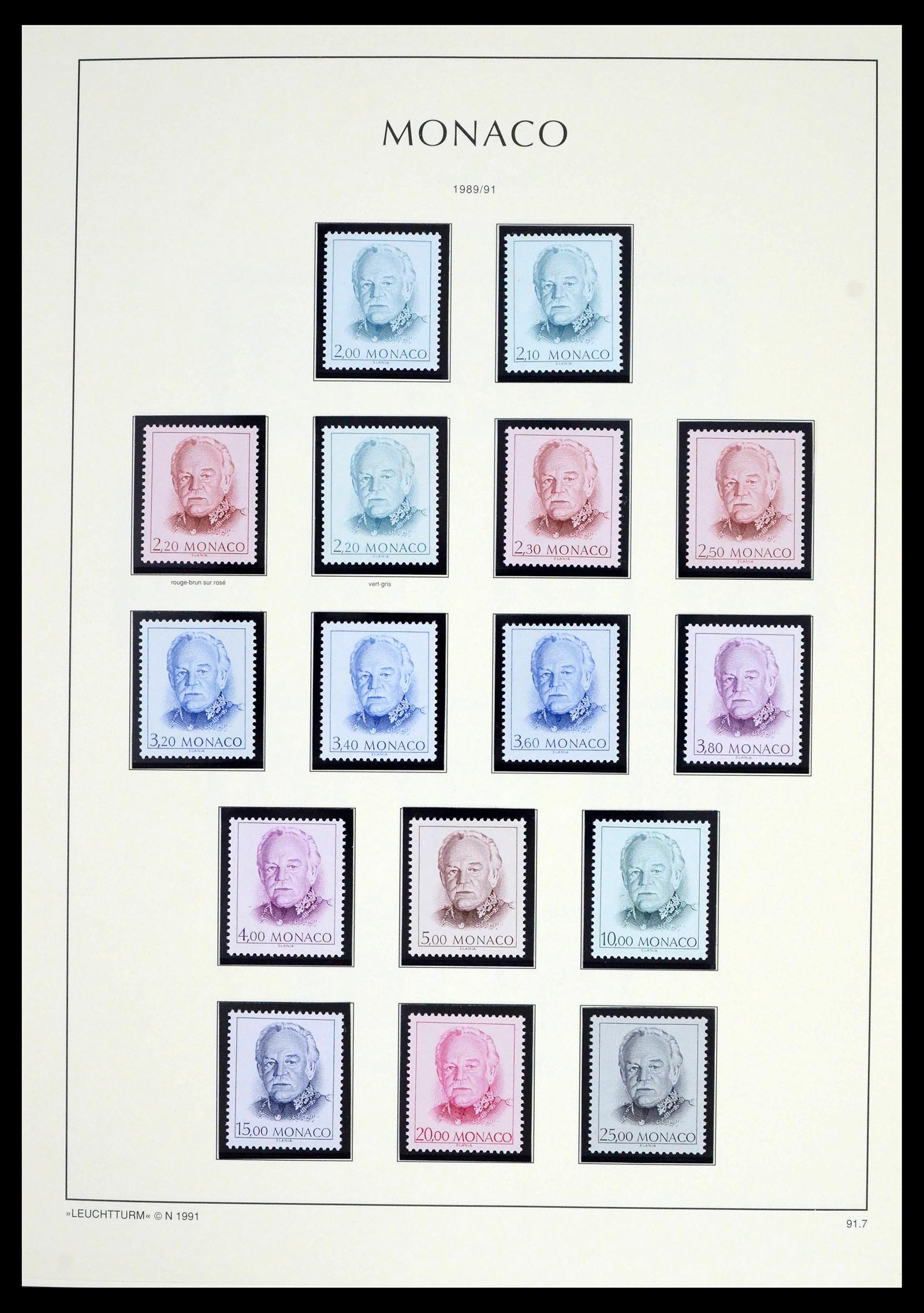 39392 0248 - Postzegelverzameling 39392 Monaco 1885-1999.