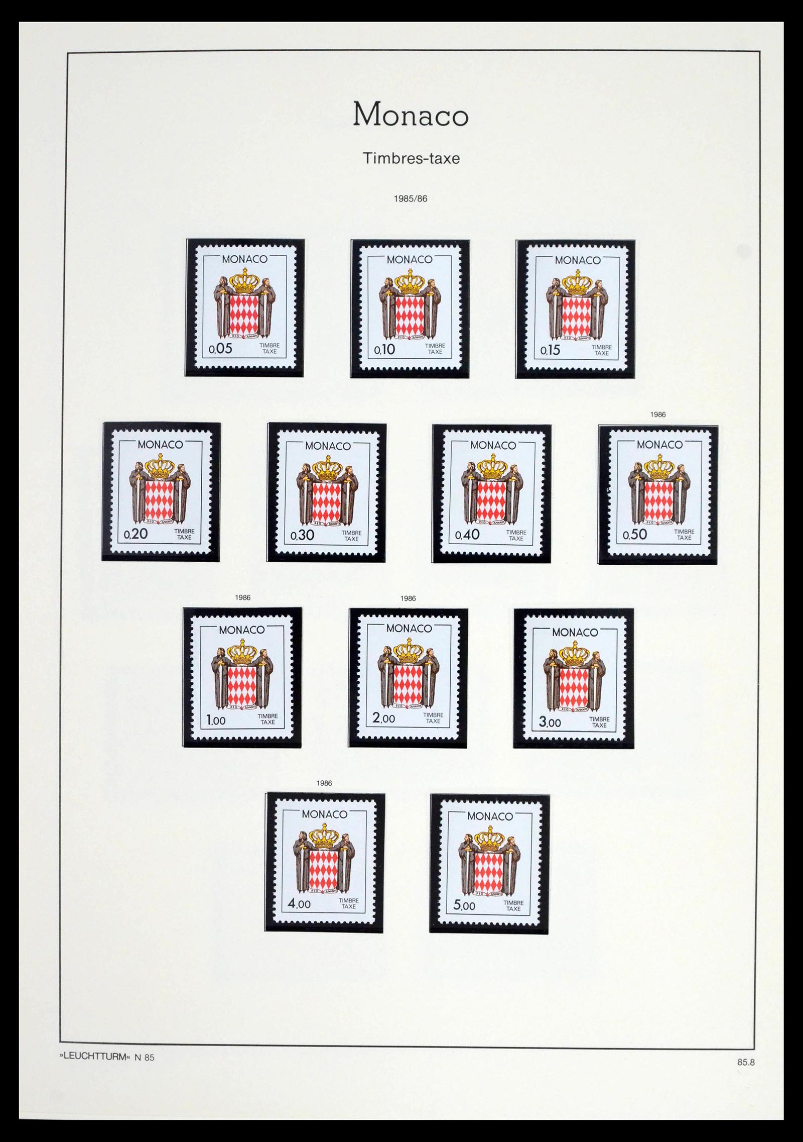 39392 0249 - Postzegelverzameling 39392 Monaco 1885-1999.