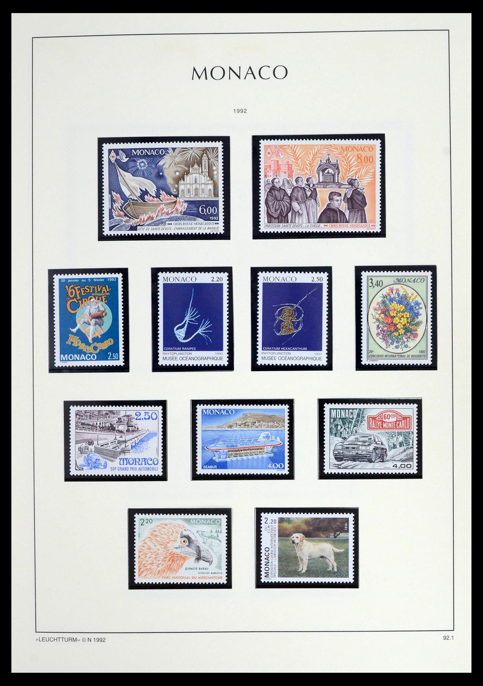 39392 0250 - Postzegelverzameling 39392 Monaco 1885-1999.
