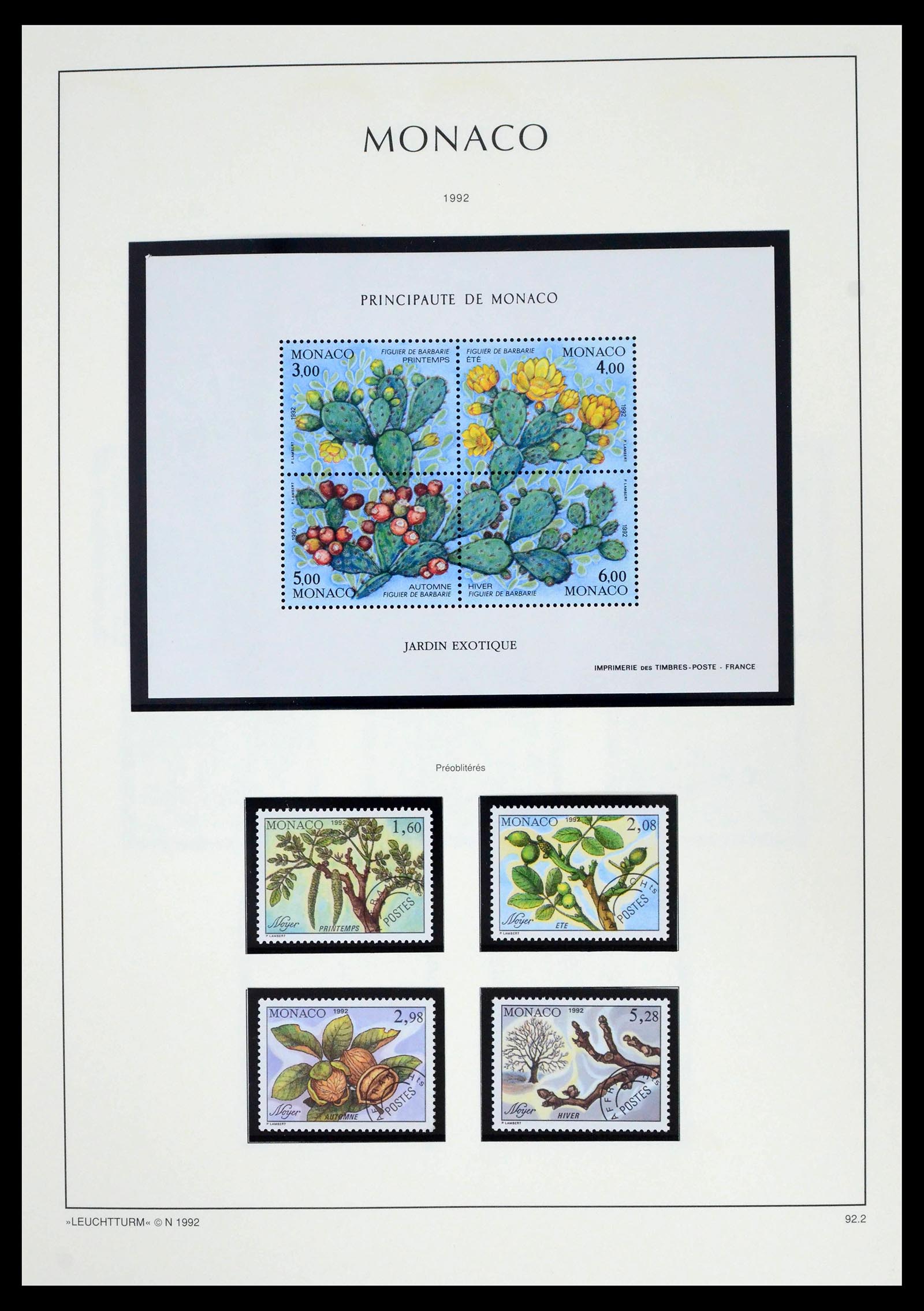39392 0251 - Postzegelverzameling 39392 Monaco 1885-1999.