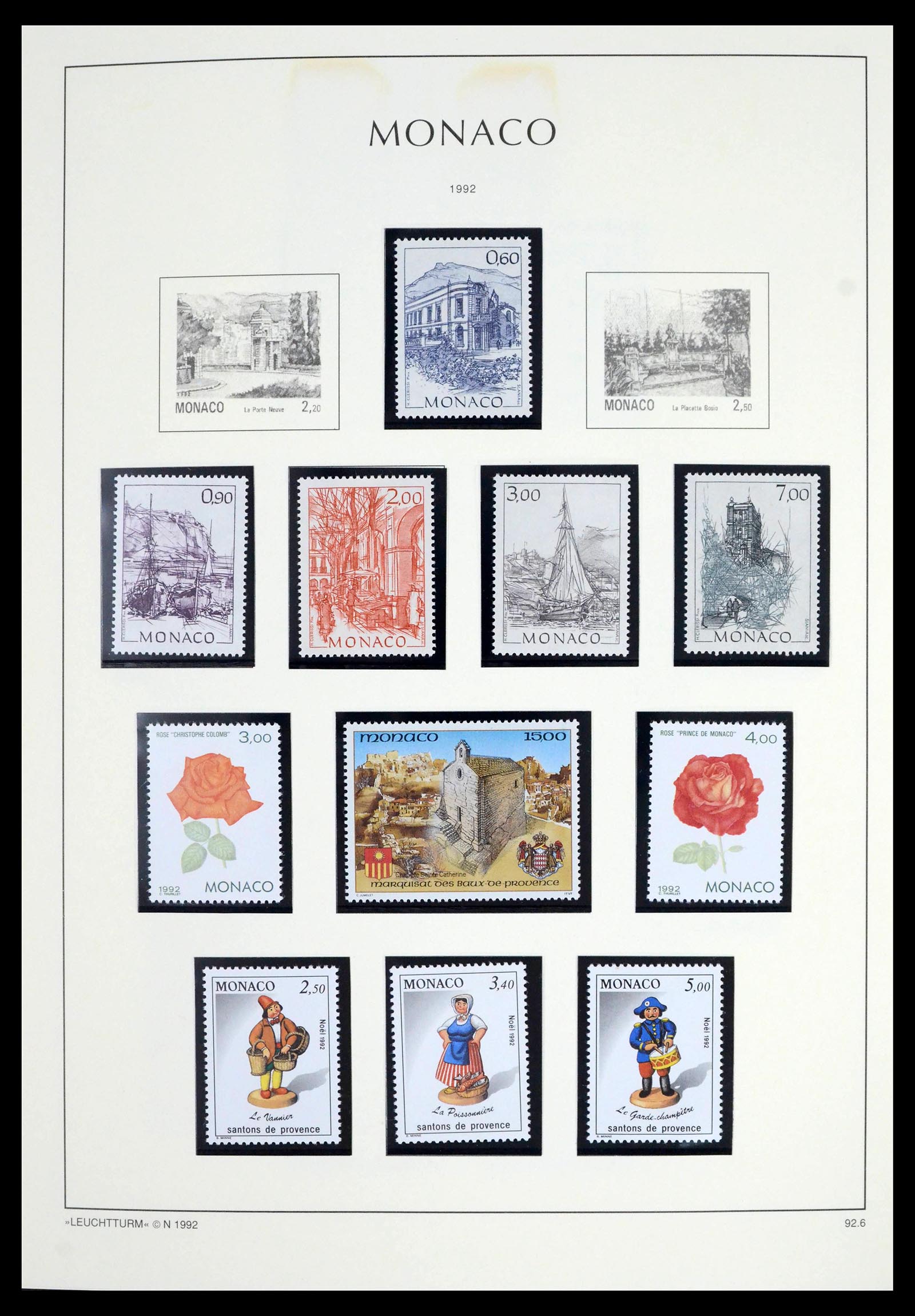 39392 0256 - Postzegelverzameling 39392 Monaco 1885-1999.