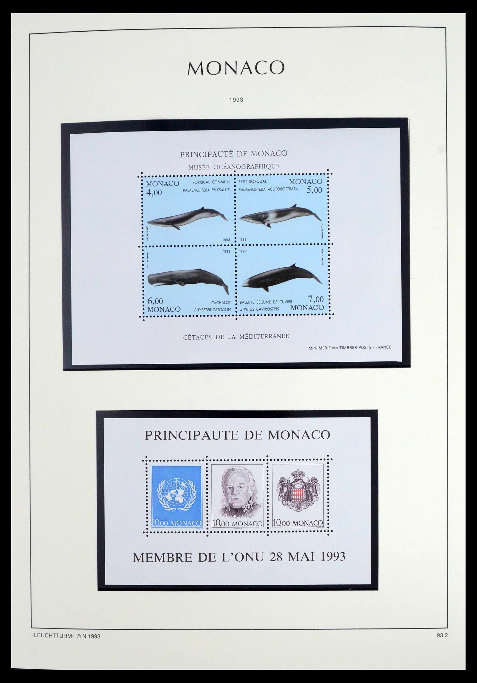 39392 0259 - Postzegelverzameling 39392 Monaco 1885-1999.