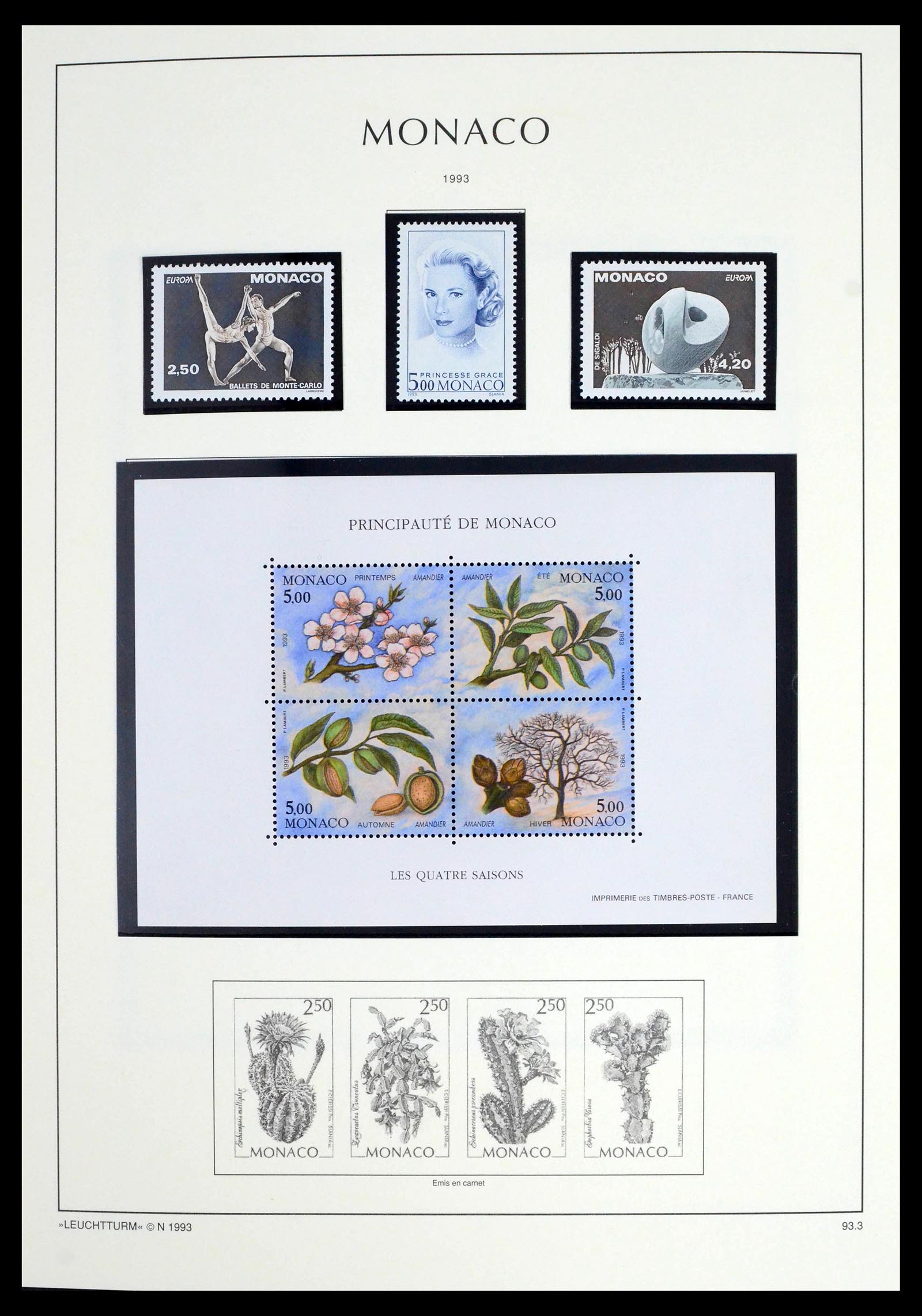 39392 0262 - Postzegelverzameling 39392 Monaco 1885-1999.