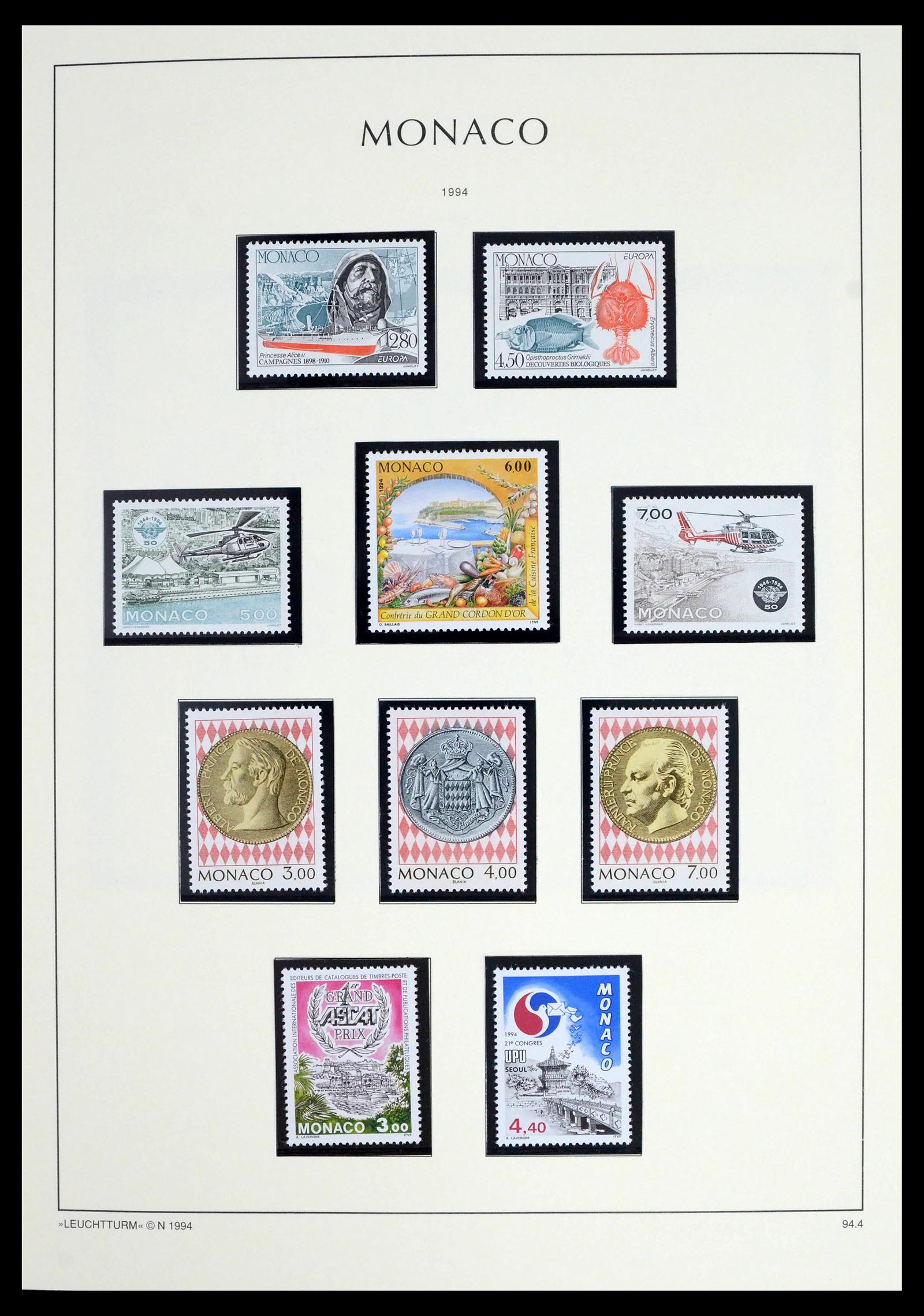 39392 0269 - Postzegelverzameling 39392 Monaco 1885-1999.