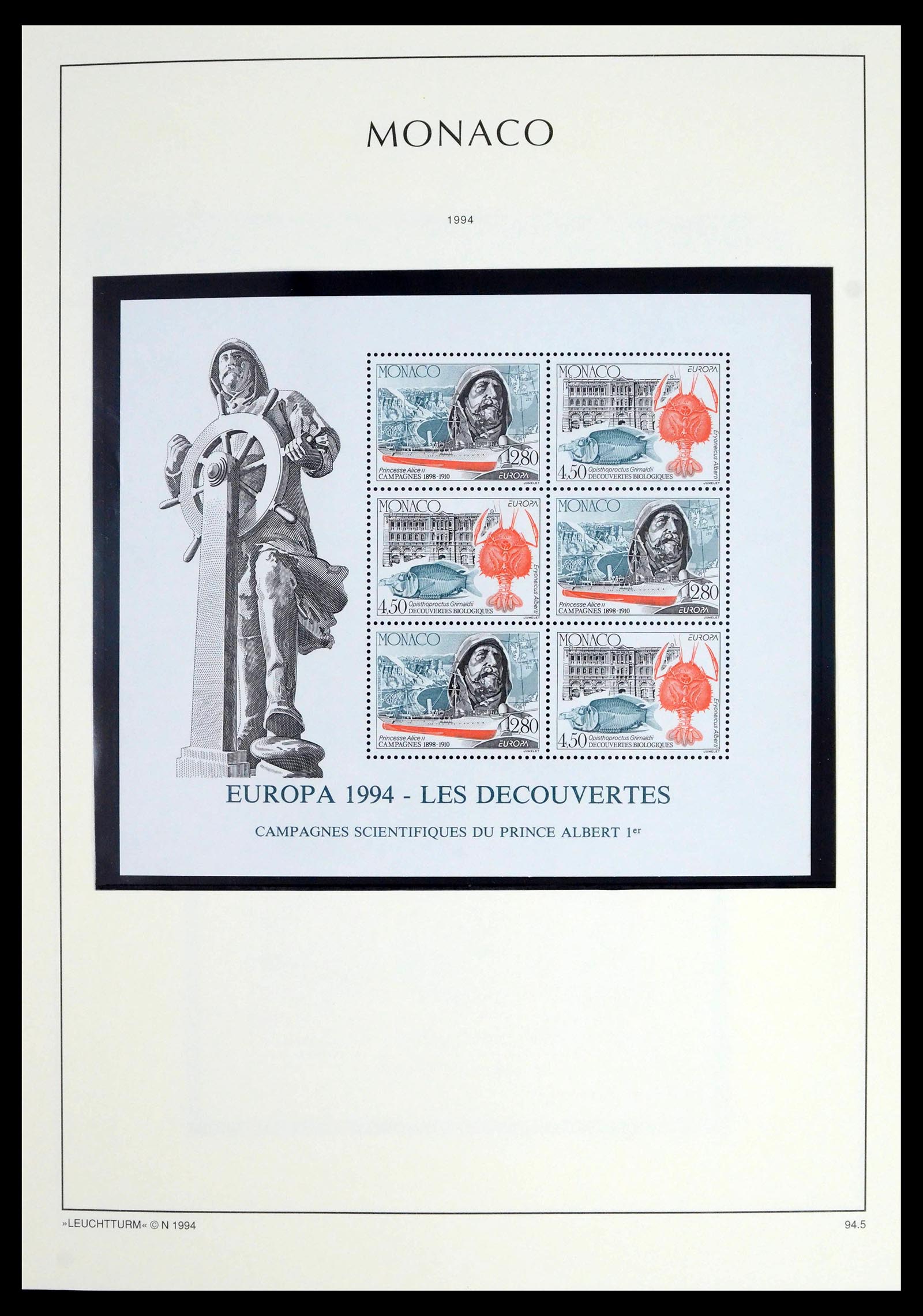 39392 0270 - Postzegelverzameling 39392 Monaco 1885-1999.
