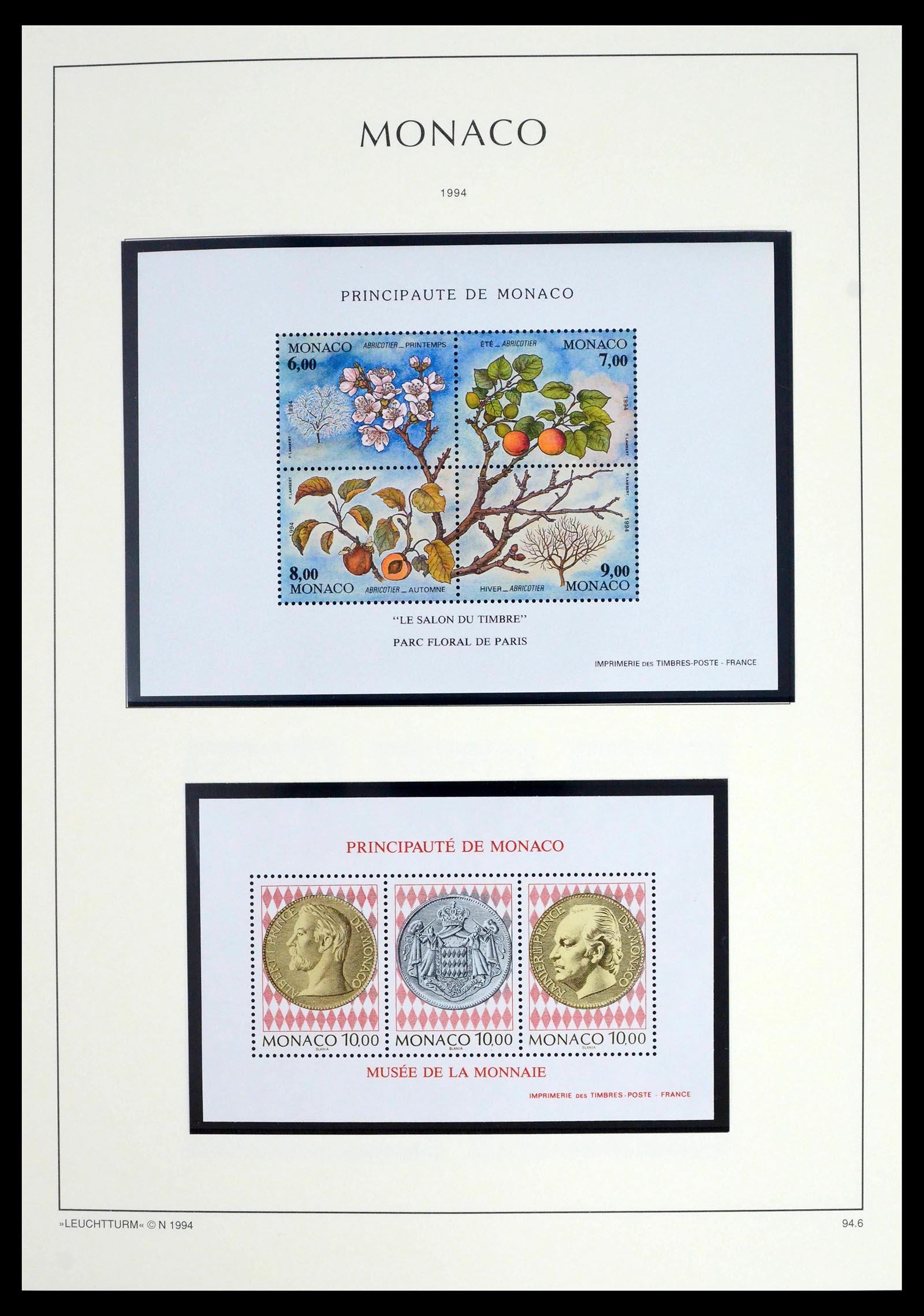 39392 0272 - Postzegelverzameling 39392 Monaco 1885-1999.