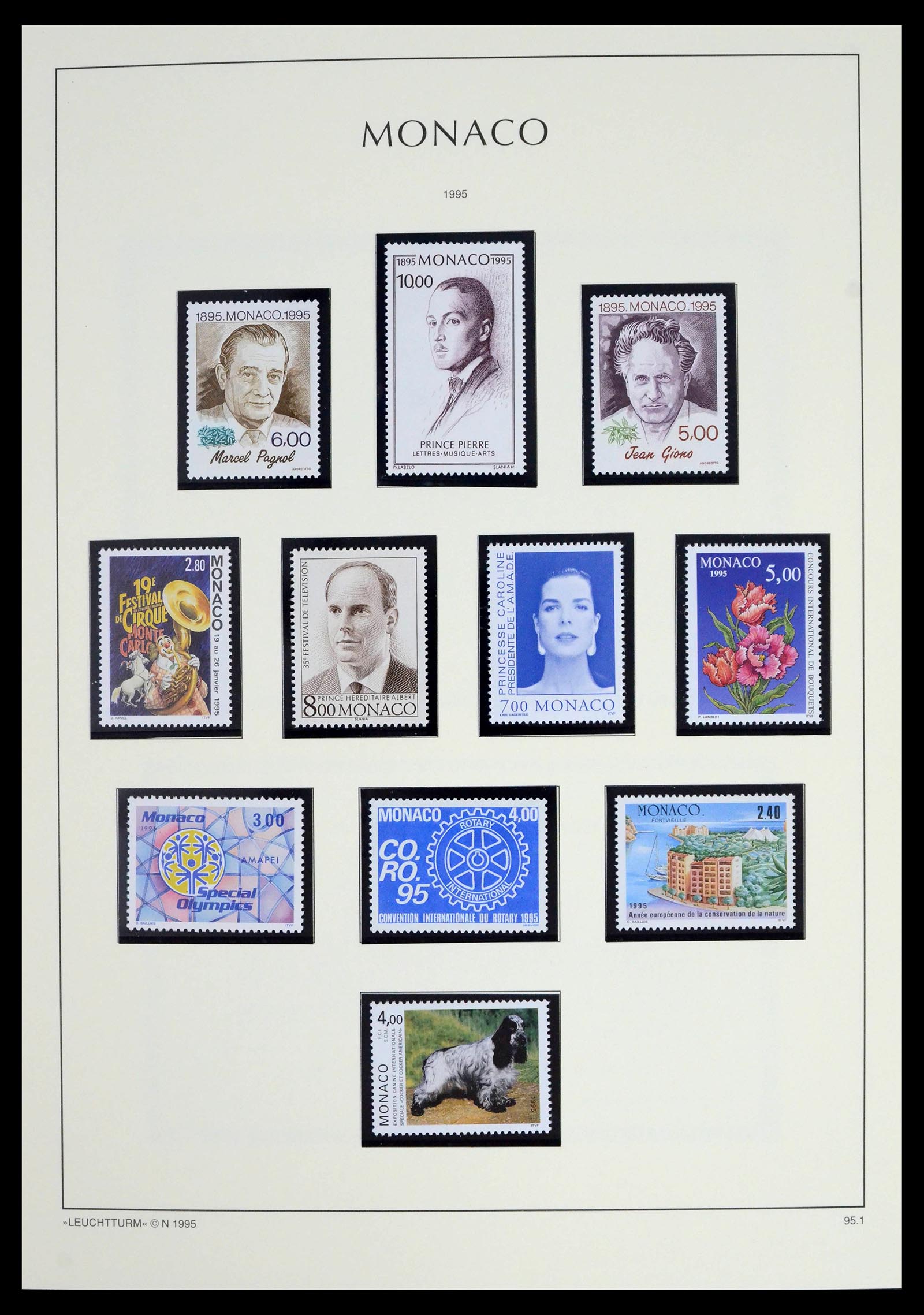 39392 0274 - Postzegelverzameling 39392 Monaco 1885-1999.