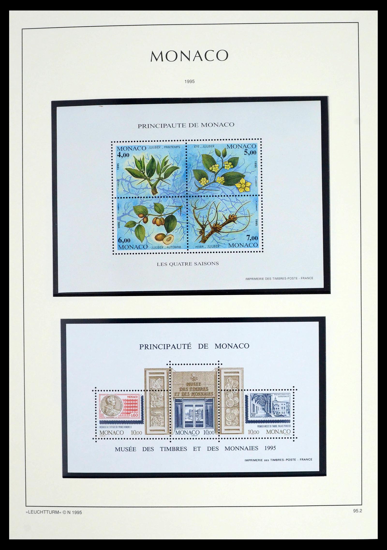 39392 0275 - Postzegelverzameling 39392 Monaco 1885-1999.