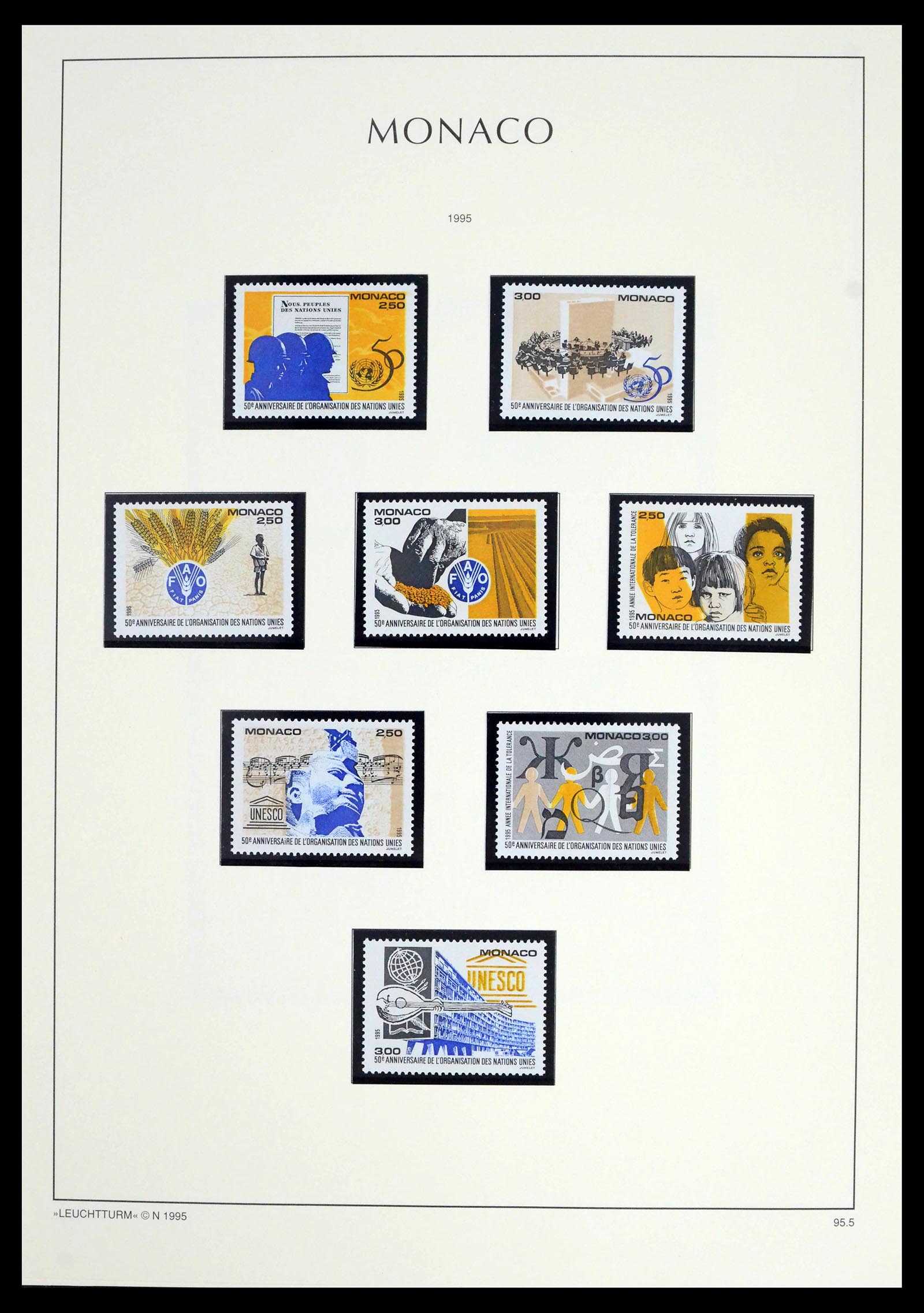 39392 0278 - Postzegelverzameling 39392 Monaco 1885-1999.