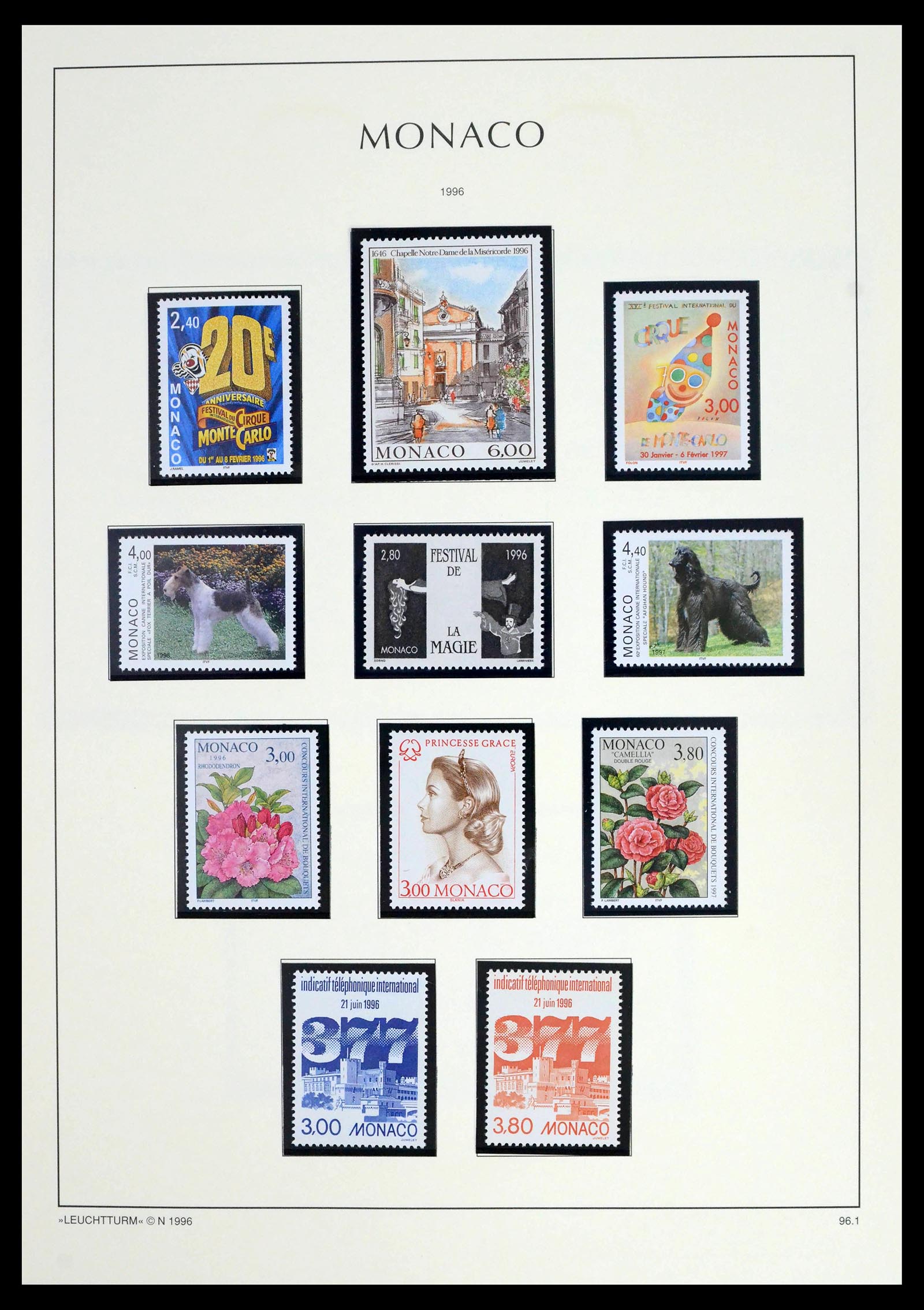 39392 0281 - Postzegelverzameling 39392 Monaco 1885-1999.