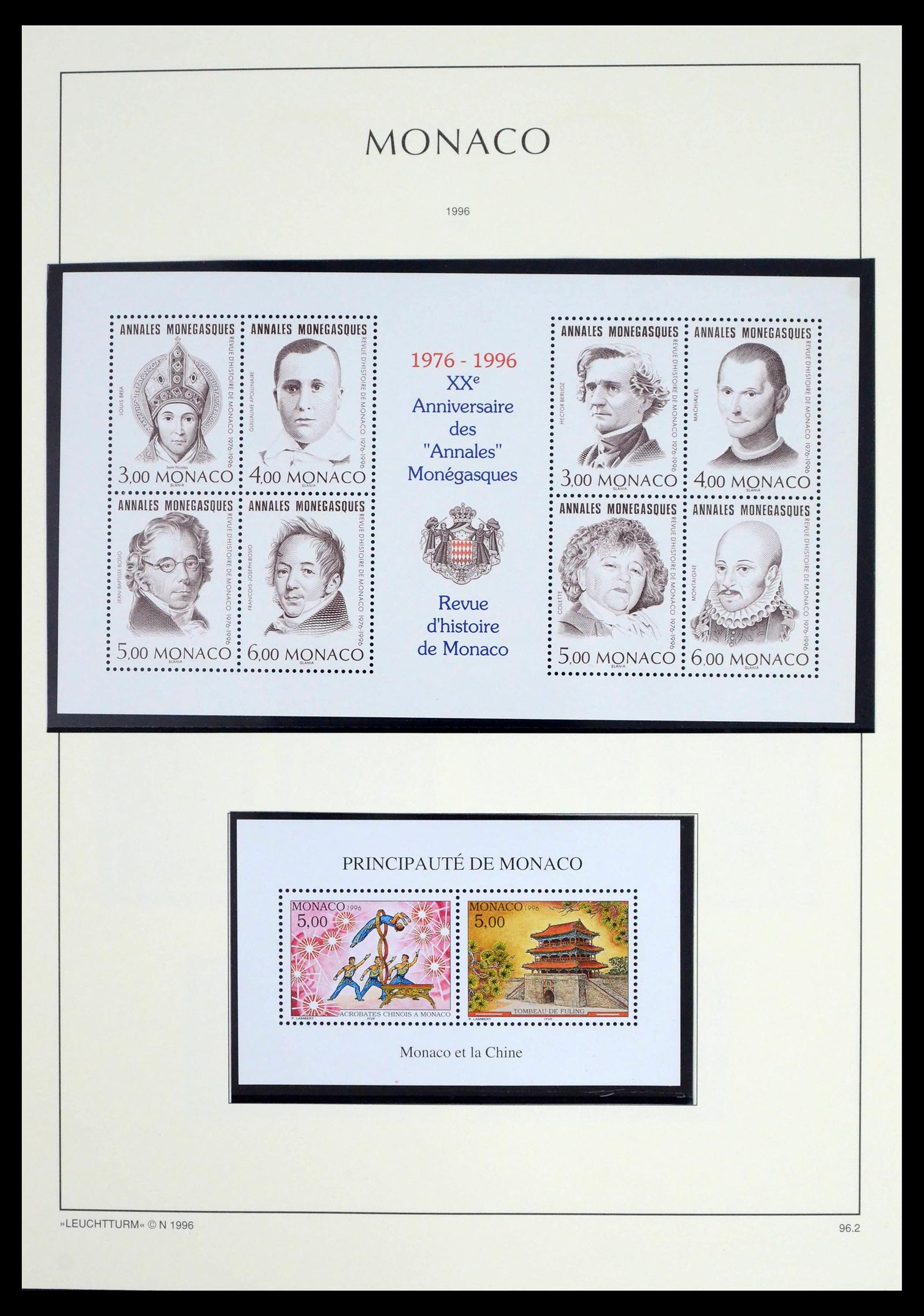 39392 0282 - Postzegelverzameling 39392 Monaco 1885-1999.