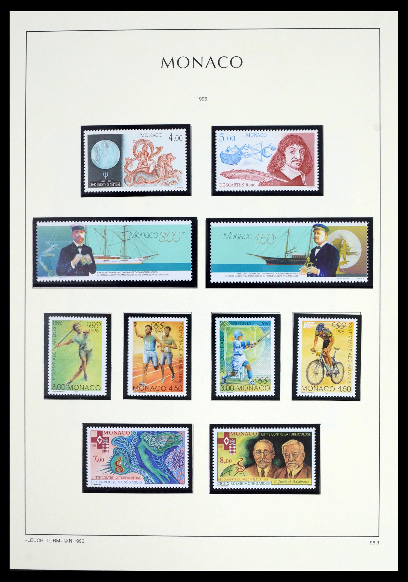 39392 0283 - Postzegelverzameling 39392 Monaco 1885-1999.