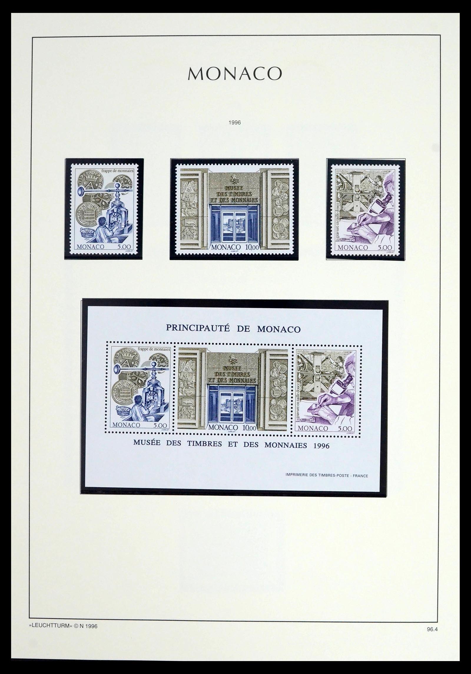 39392 0284 - Postzegelverzameling 39392 Monaco 1885-1999.