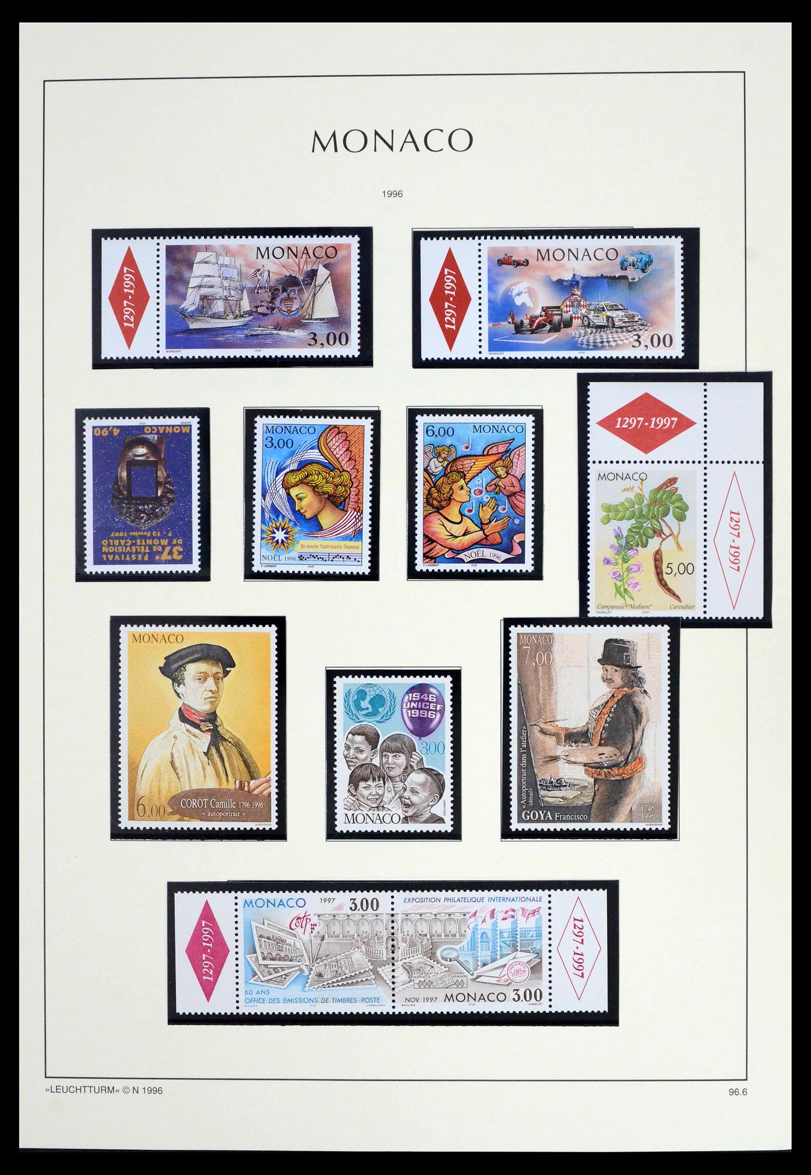 39392 0286 - Postzegelverzameling 39392 Monaco 1885-1999.