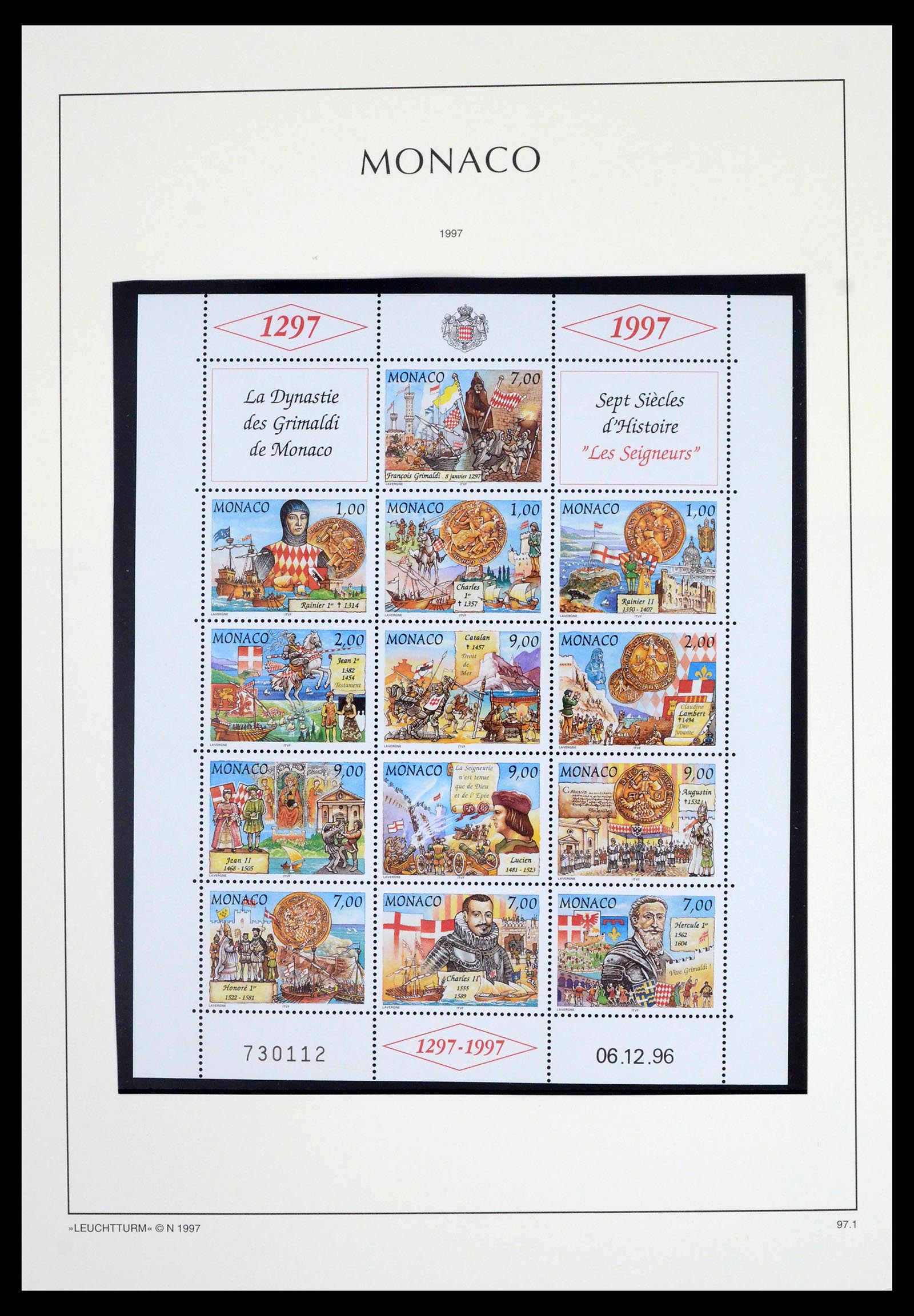 39392 0289 - Postzegelverzameling 39392 Monaco 1885-1999.