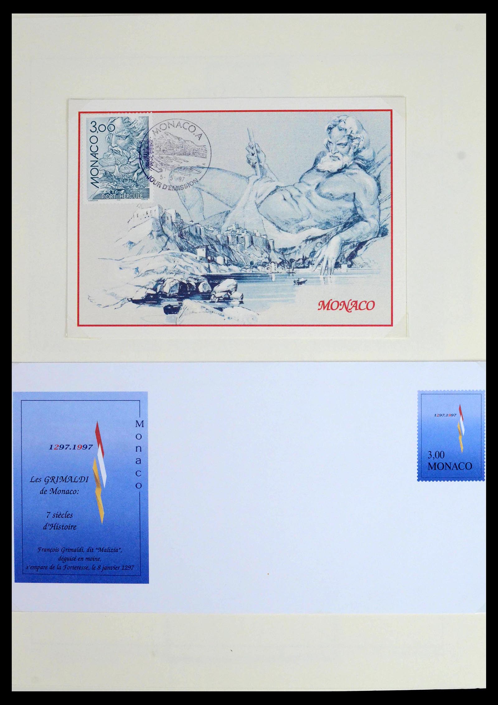 39392 0295 - Postzegelverzameling 39392 Monaco 1885-1999.