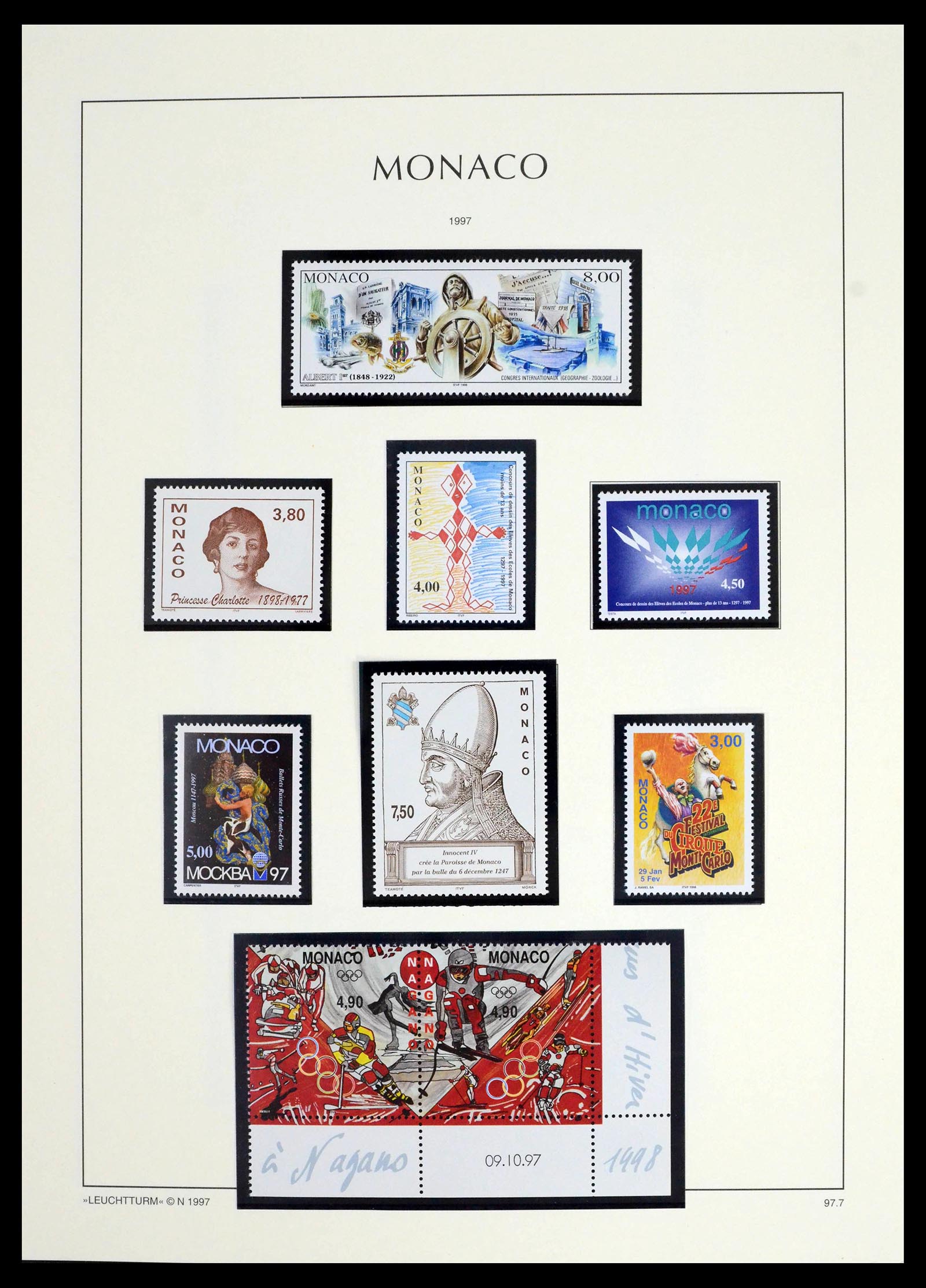 39392 0298 - Postzegelverzameling 39392 Monaco 1885-1999.