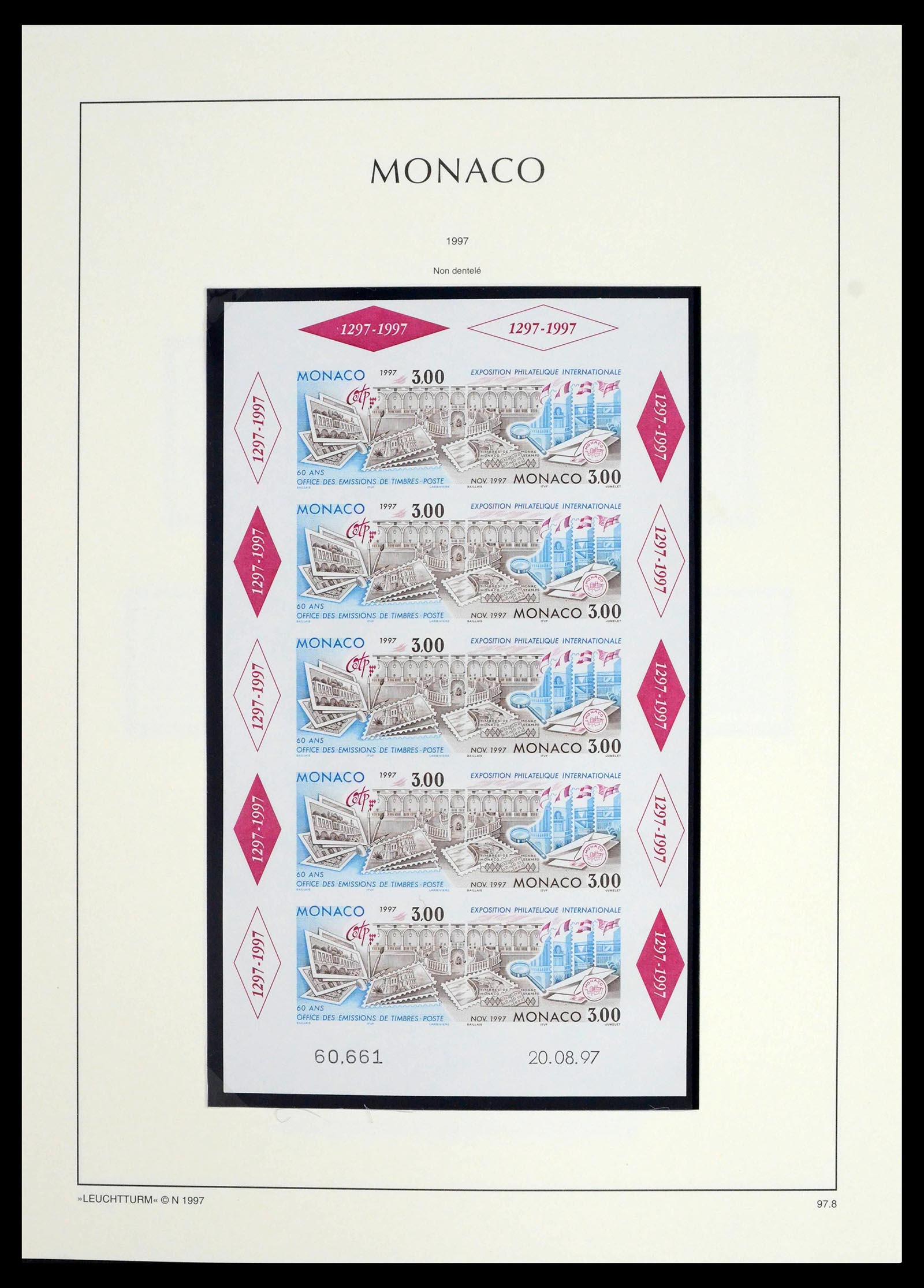 39392 0300 - Postzegelverzameling 39392 Monaco 1885-1999.
