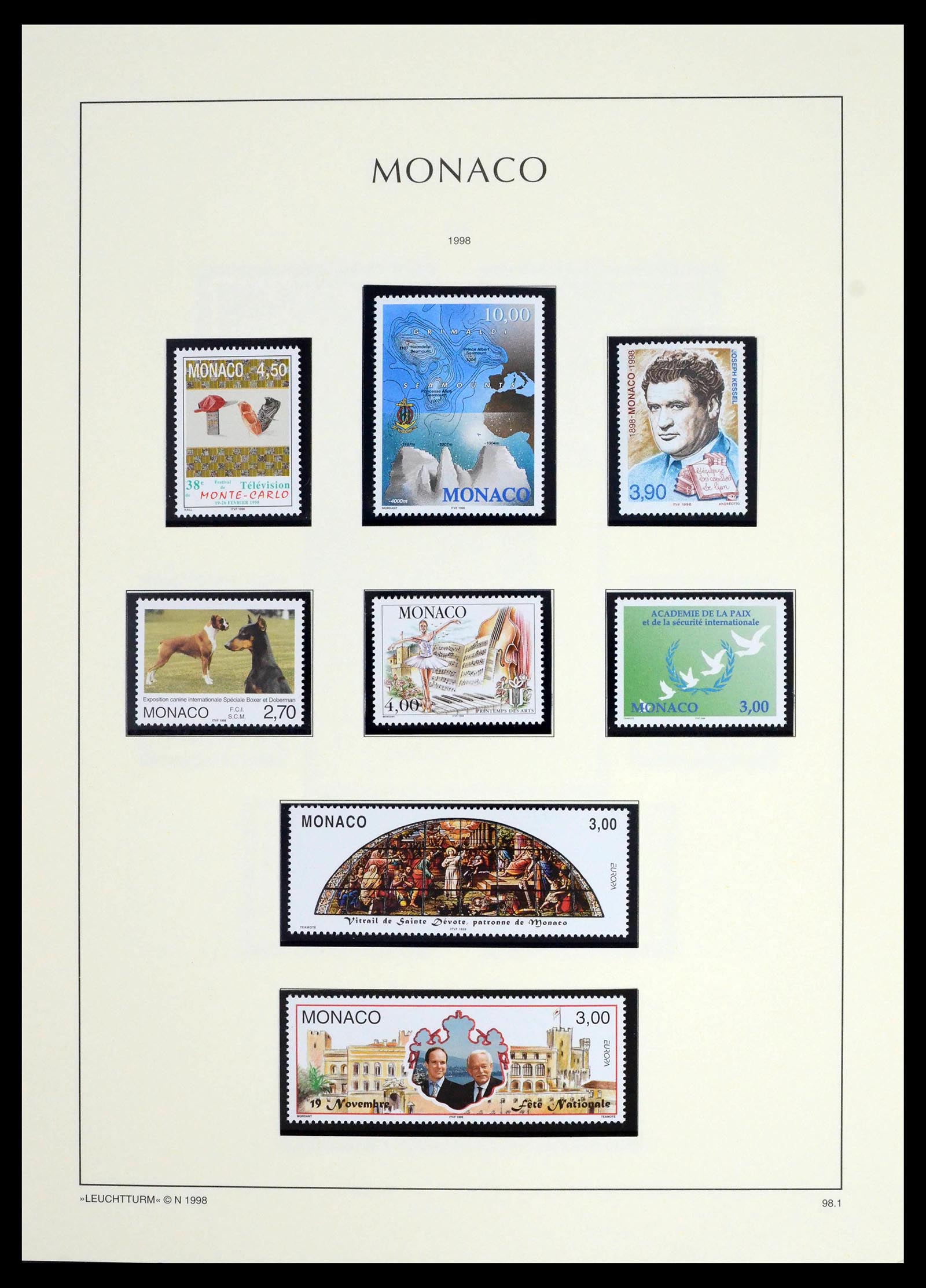 39392 0301 - Postzegelverzameling 39392 Monaco 1885-1999.
