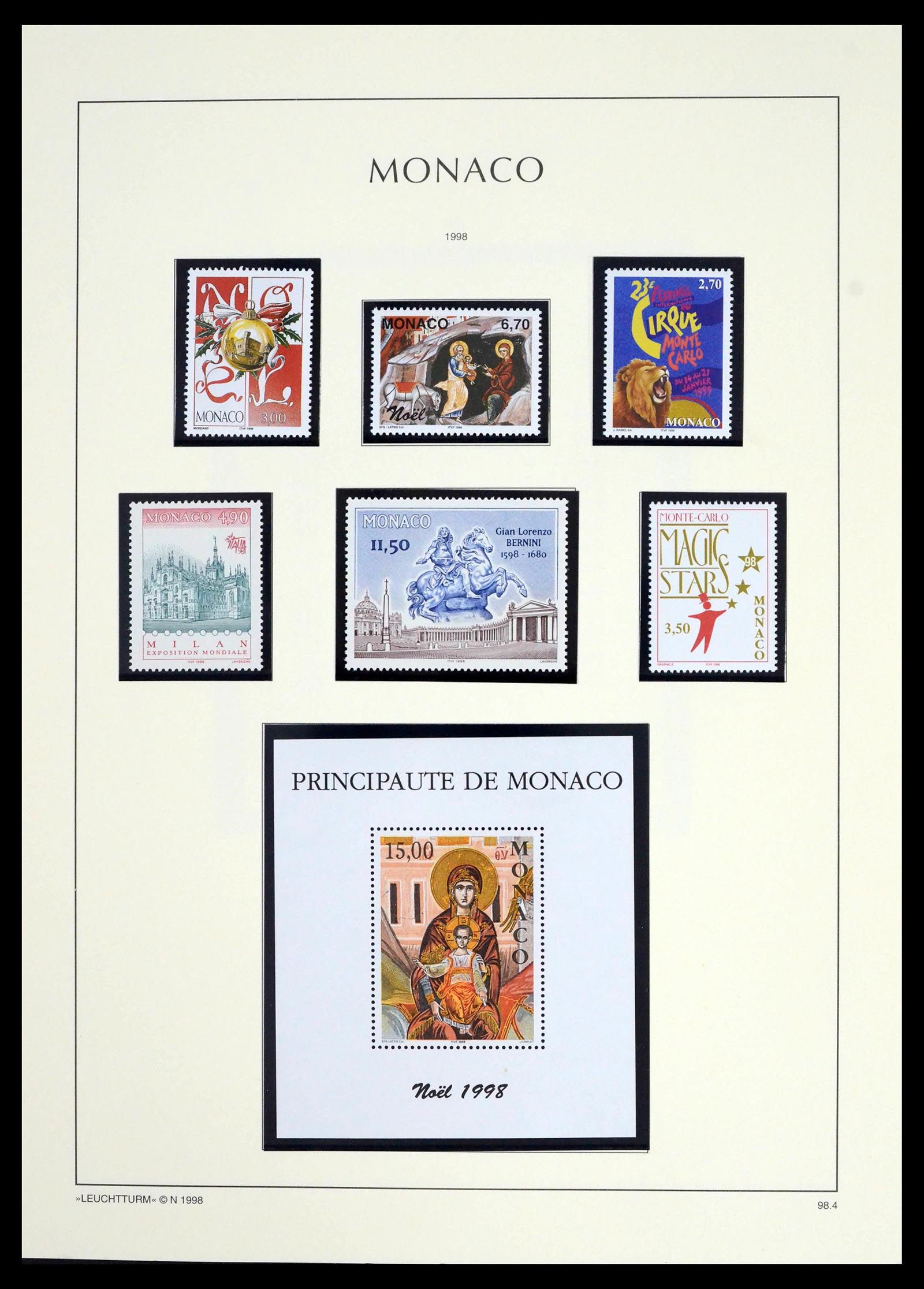 39392 0304 - Postzegelverzameling 39392 Monaco 1885-1999.