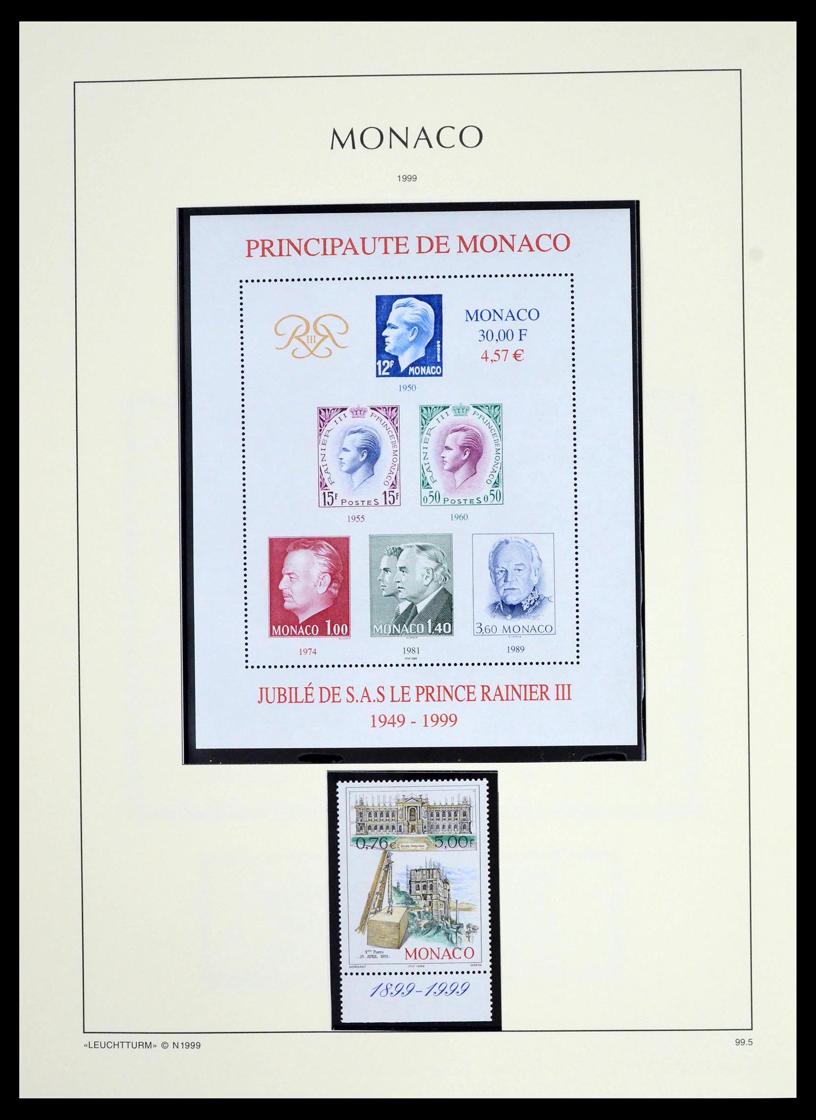 39392 0314 - Postzegelverzameling 39392 Monaco 1885-1999.