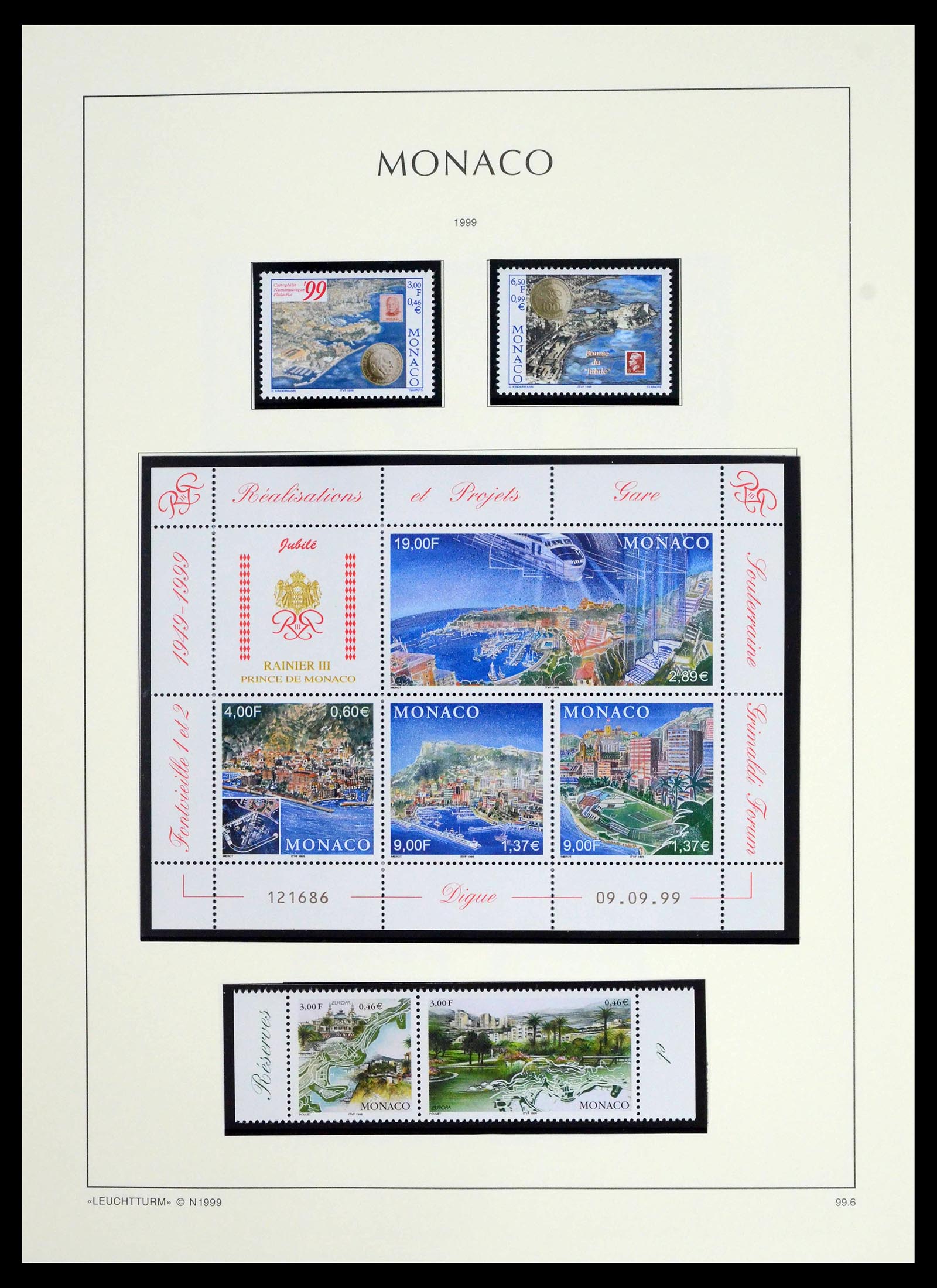 39392 0315 - Postzegelverzameling 39392 Monaco 1885-1999.