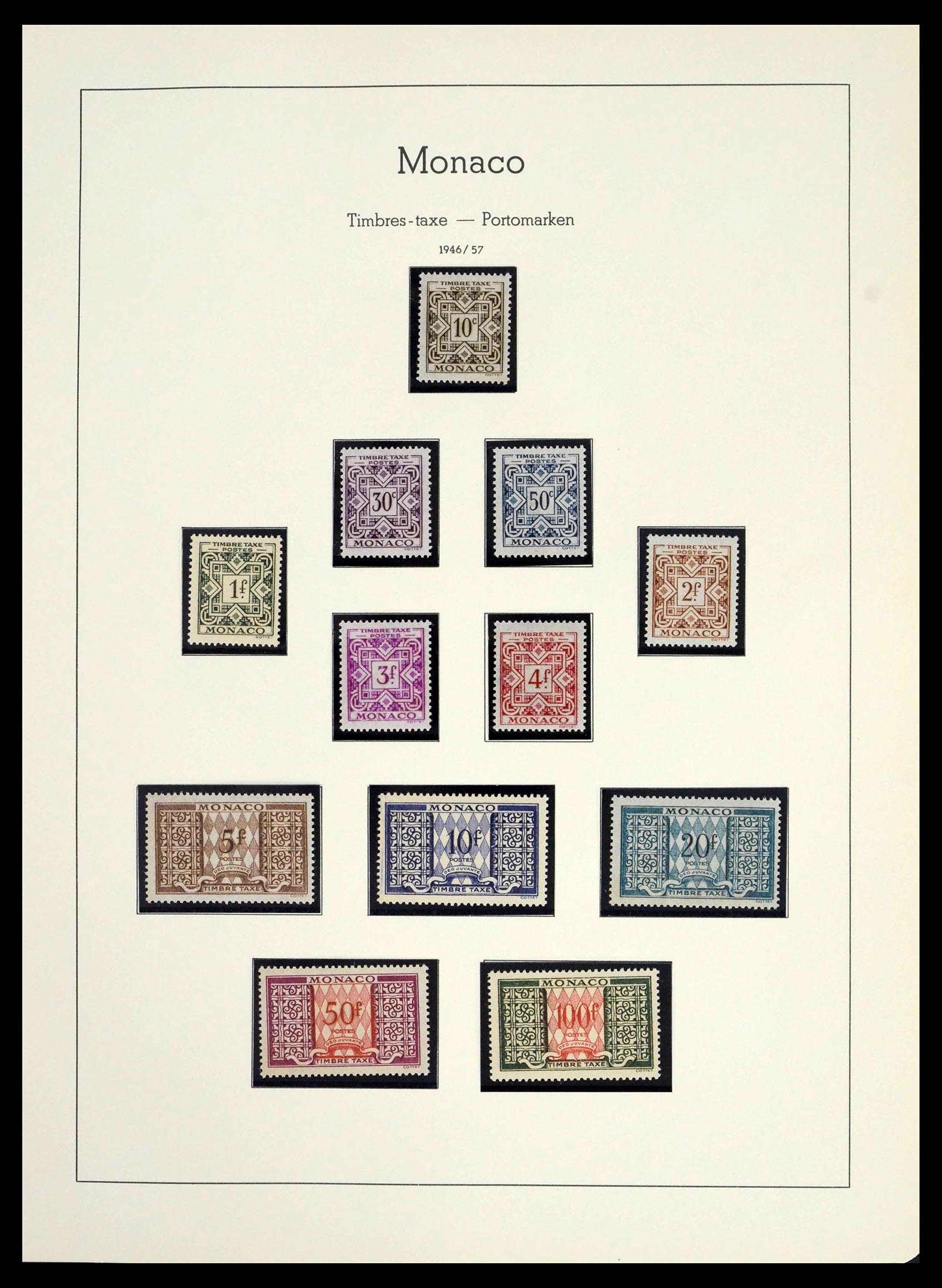 39392 0320 - Postzegelverzameling 39392 Monaco 1885-1999.