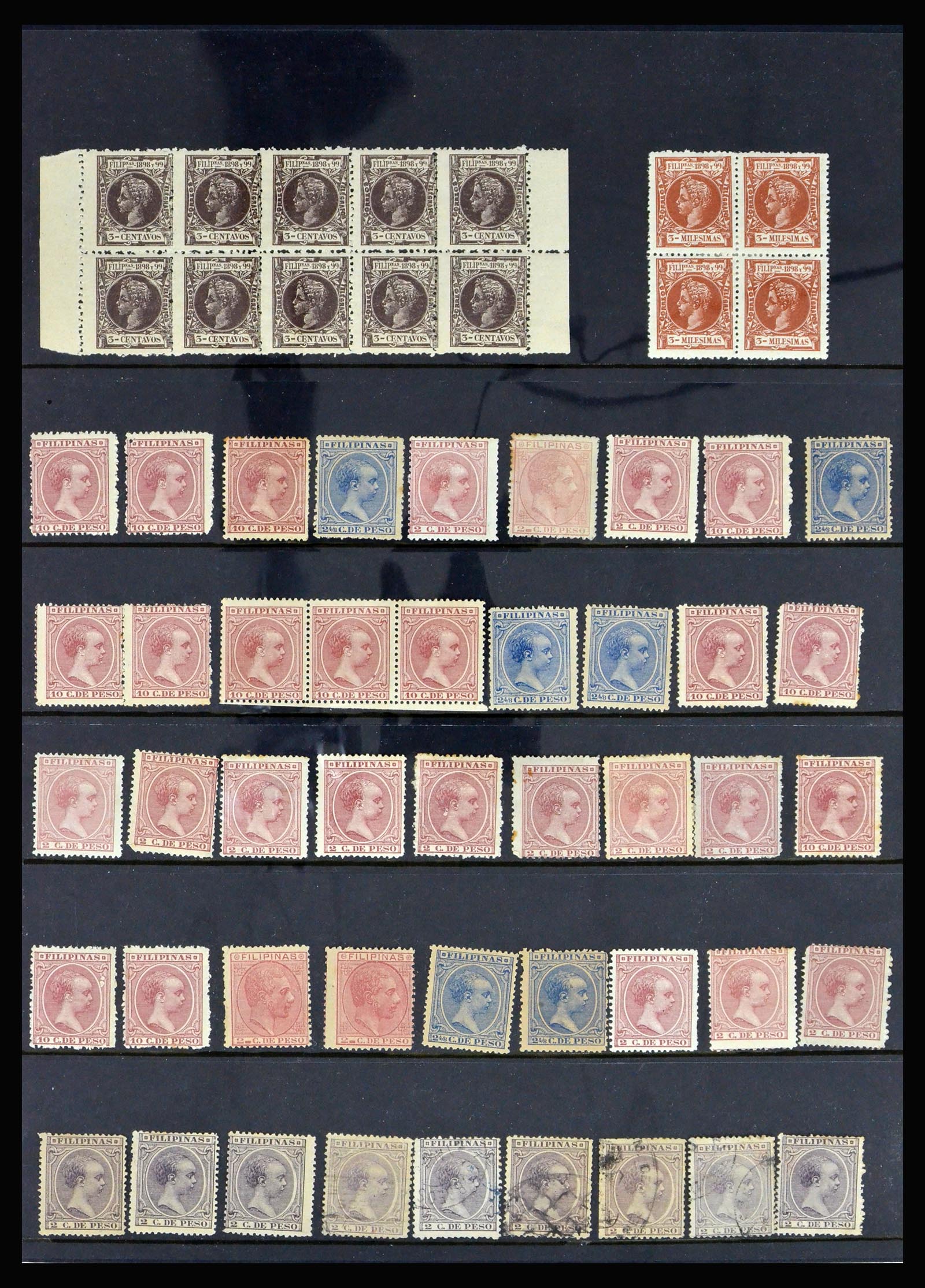 39397 0002 - Stamp collection 39397 Filipines sortinglot 1894-1975.