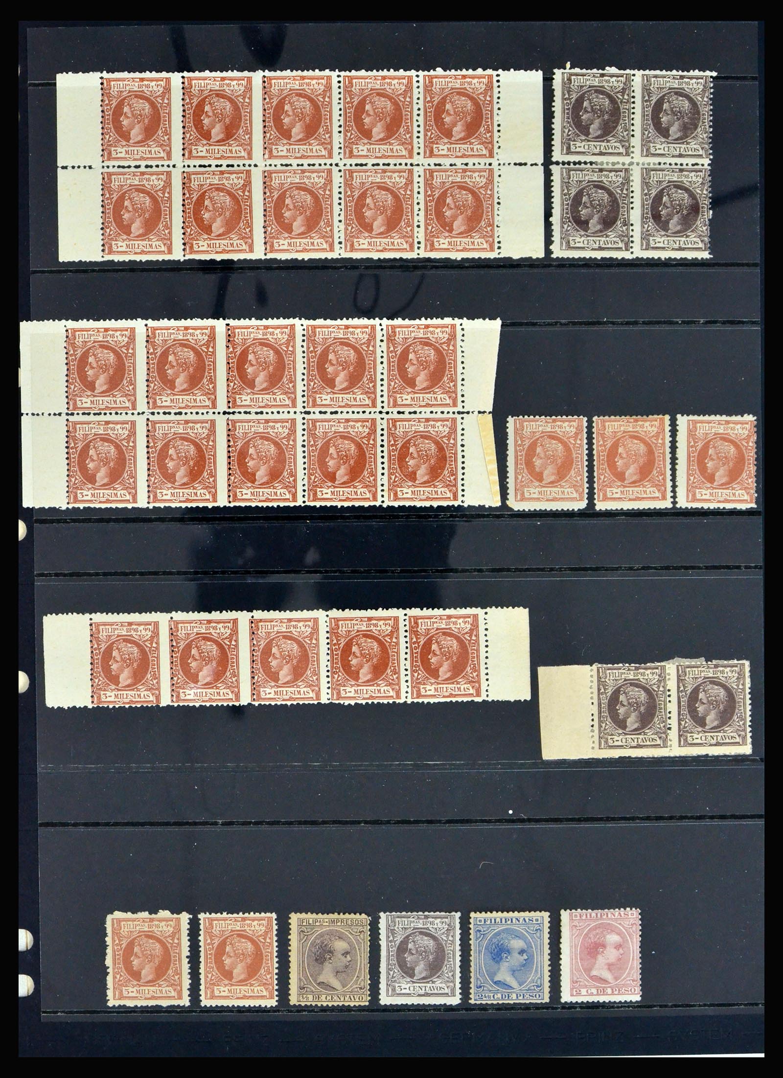 39397 0004 - Stamp collection 39397 Filipines sortinglot 1894-1975.