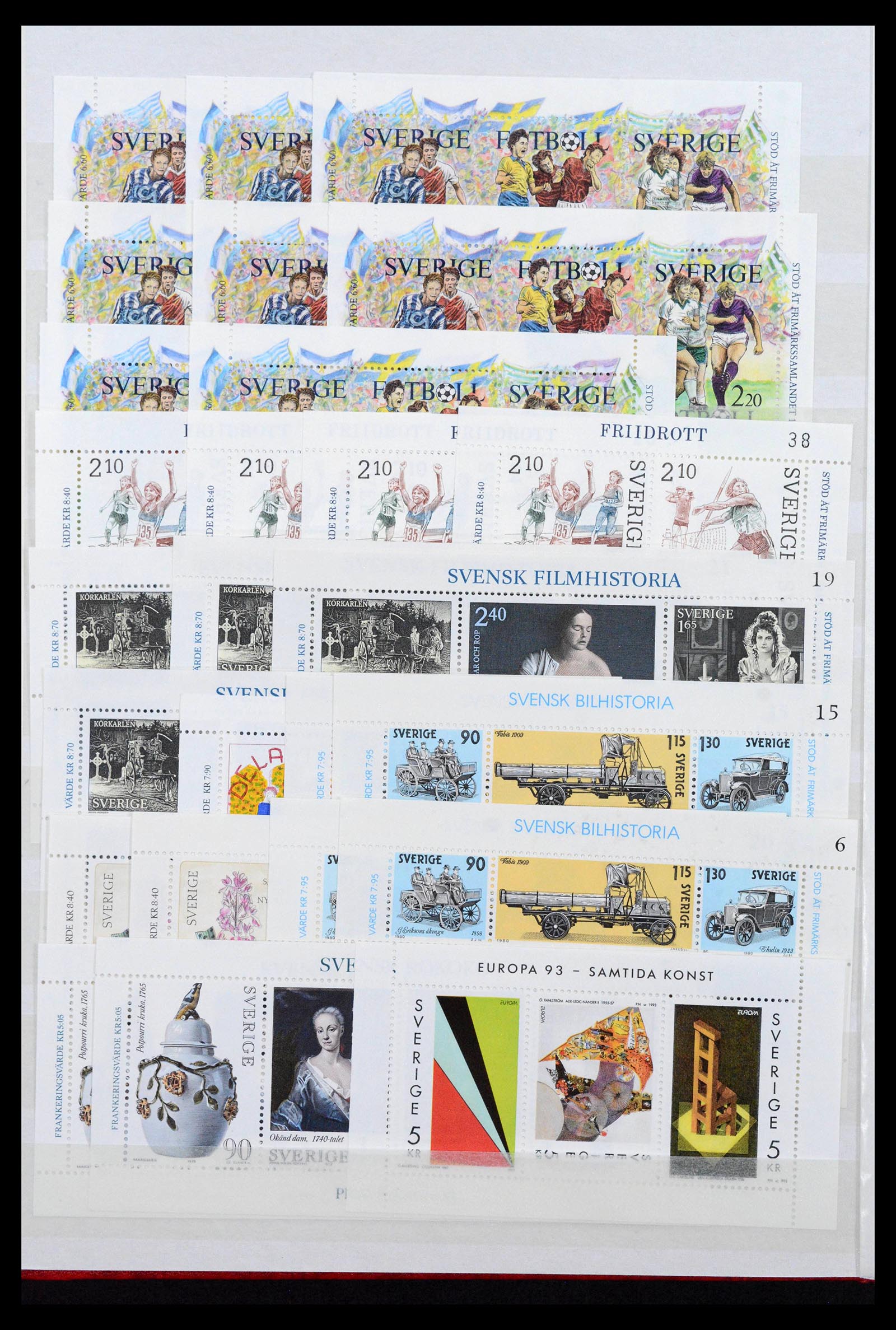 39414 0004 - Stamp collection 39414 Scandinavia mint never hinged until modern!