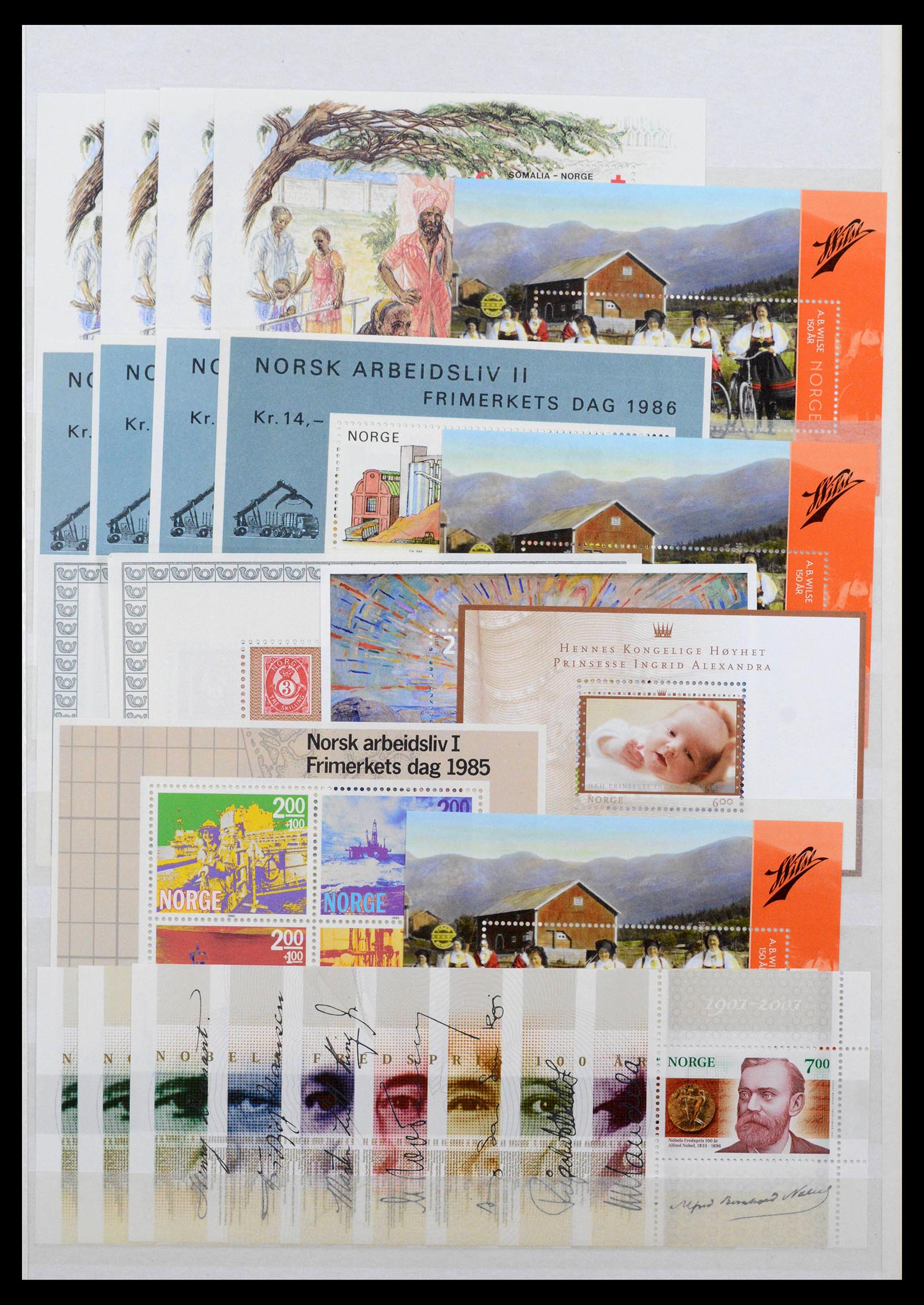 39414 0009 - Stamp collection 39414 Scandinavia mint never hinged until modern!