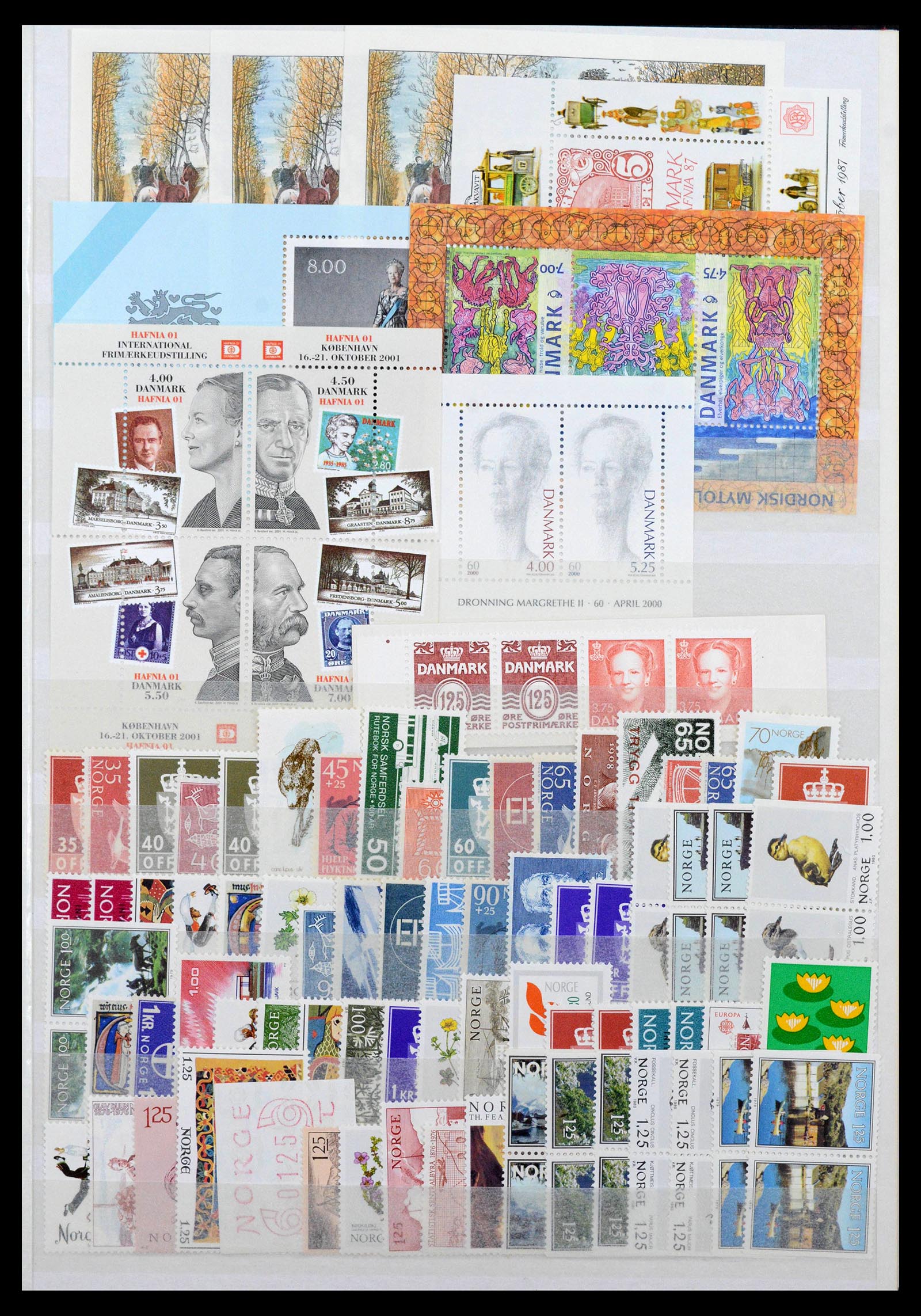 39414 0013 - Stamp collection 39414 Scandinavia mint never hinged until modern!