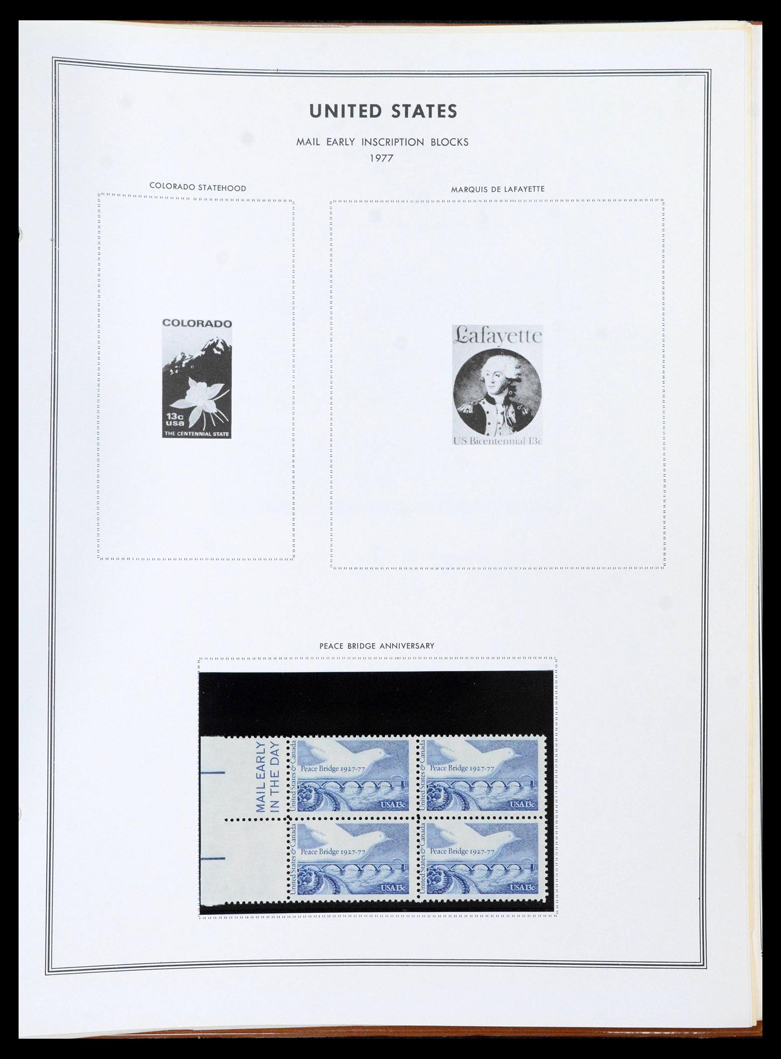 39419 0342 - Stamp collection 39419 USA plateblocs 1919-1980.