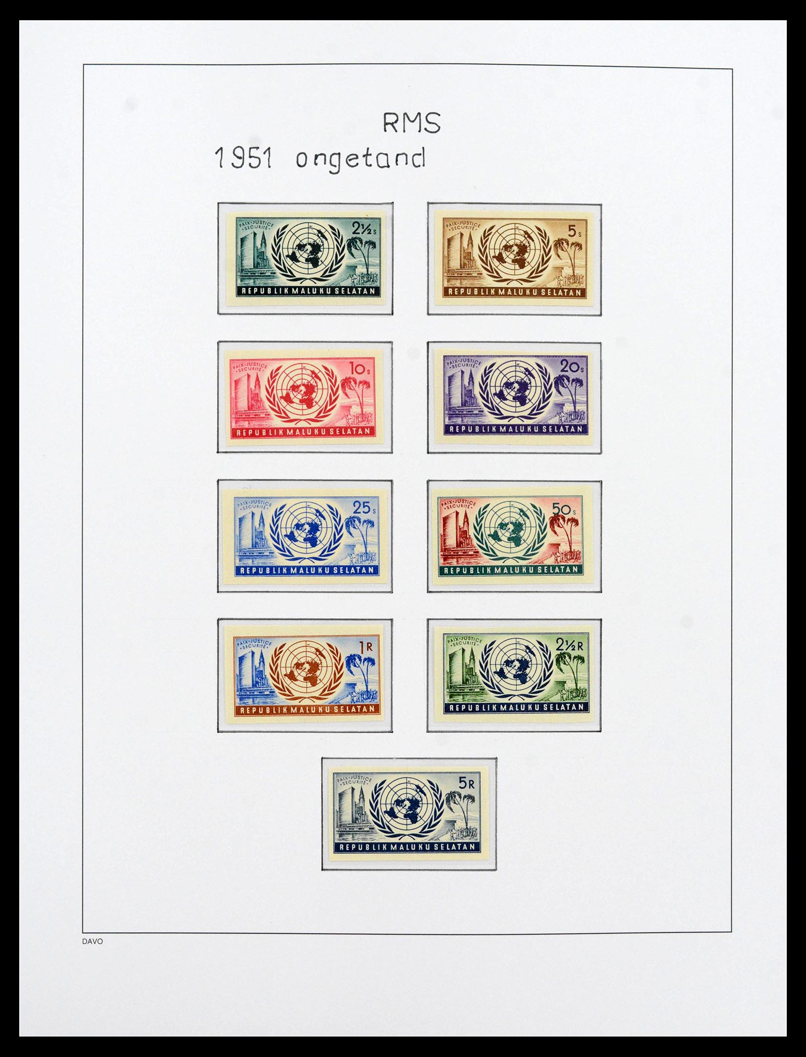 39421 0069 - Postzegelverzameling 39421 Japanse bezetting en interimperiode Nederl