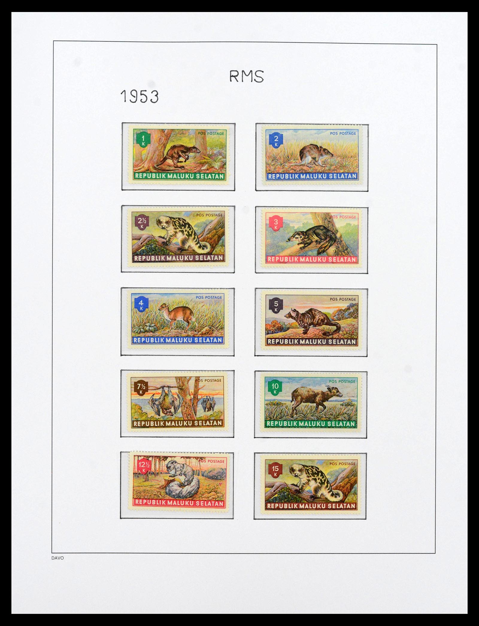39421 0077 - Postzegelverzameling 39421 Japanse bezetting en interimperiode Nederl