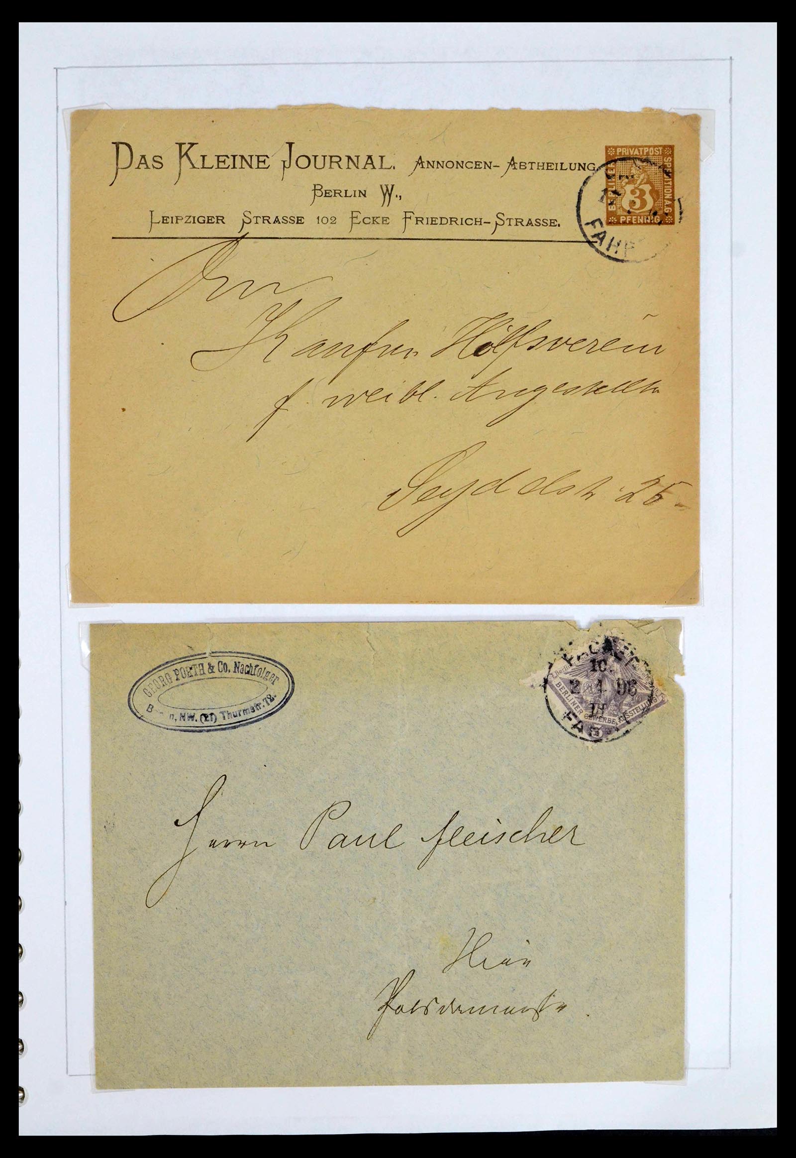 39425 0032 - Postzegelverzameling 39425 Duitsland stadspost 1880-1905.
