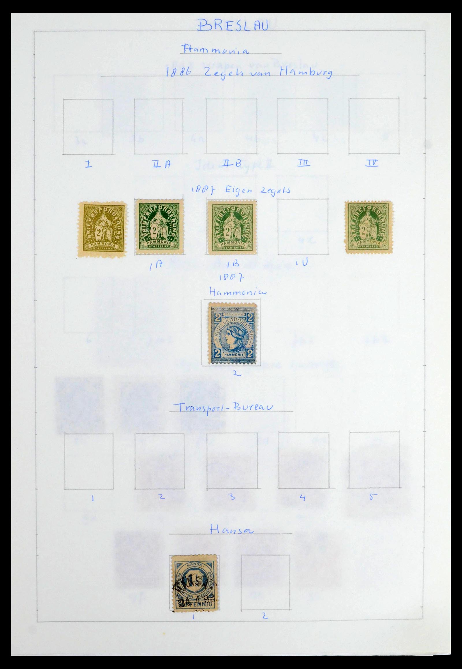 39425 0057 - Postzegelverzameling 39425 Duitsland stadspost 1880-1905.