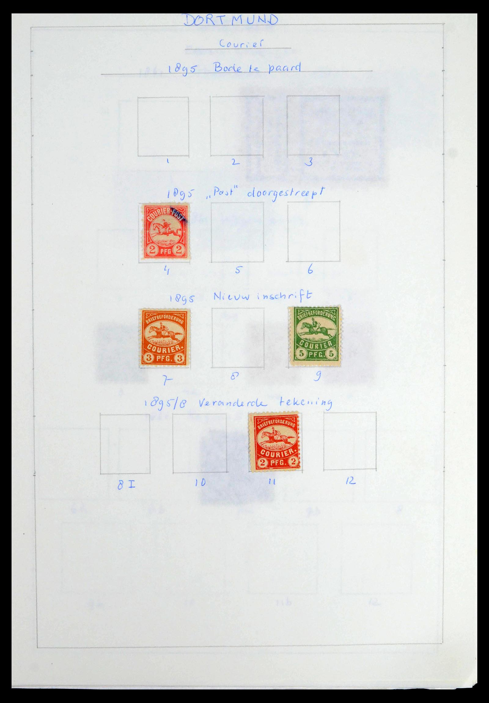39425 0073 - Postzegelverzameling 39425 Duitsland stadspost 1880-1905.
