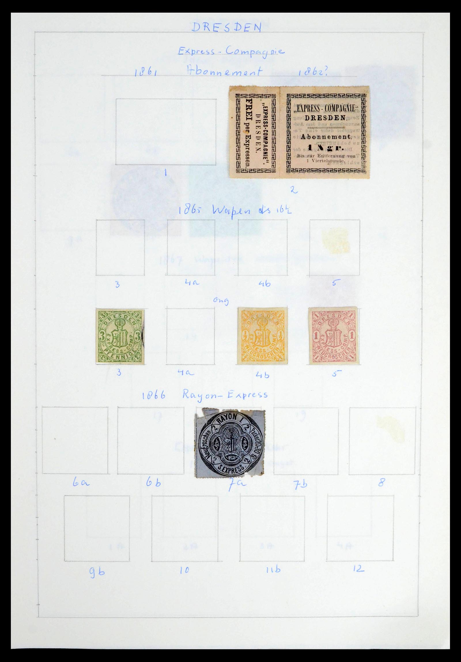 39425 0074 - Postzegelverzameling 39425 Duitsland stadspost 1880-1905.